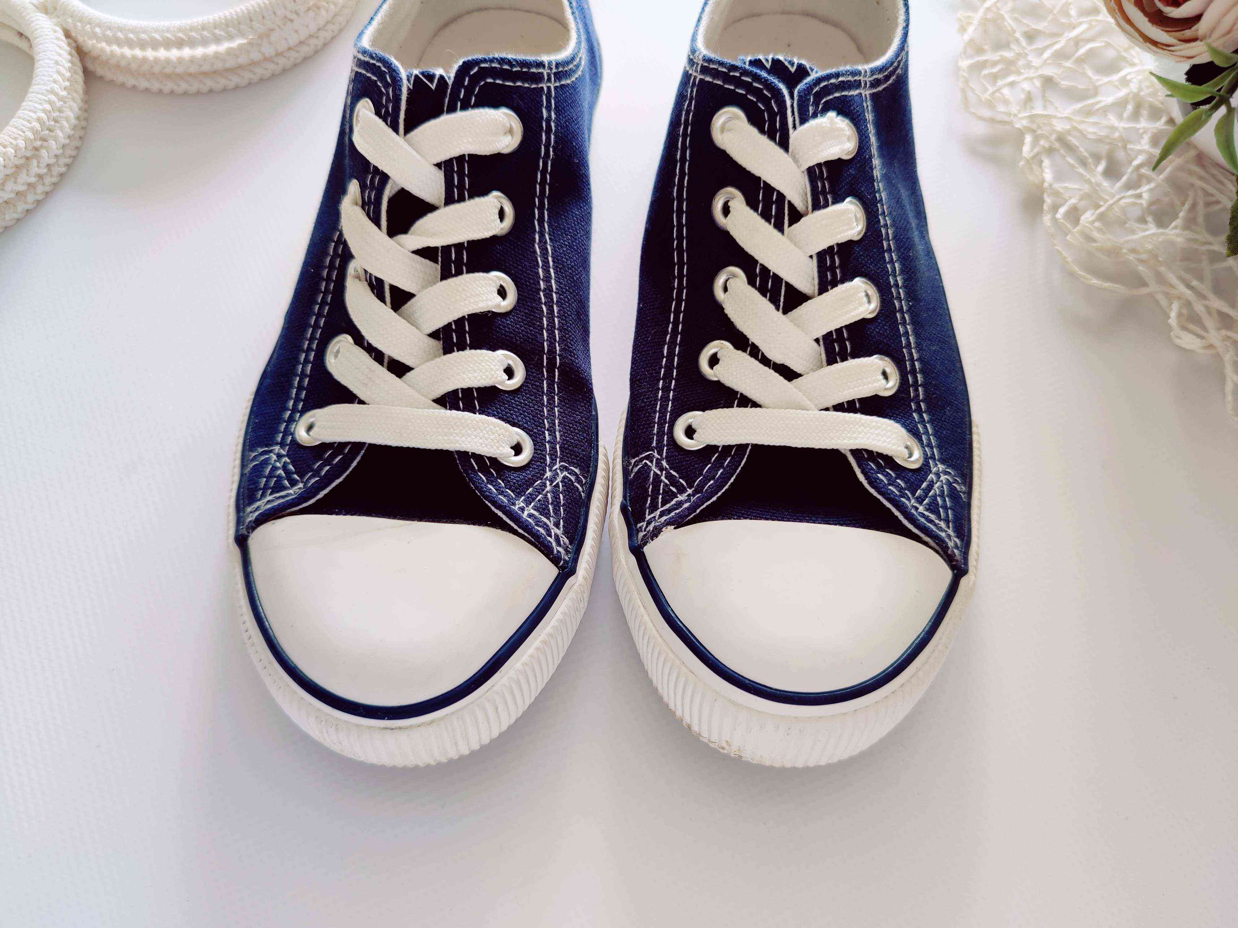 35-36 (22,5 см) Сині кеди