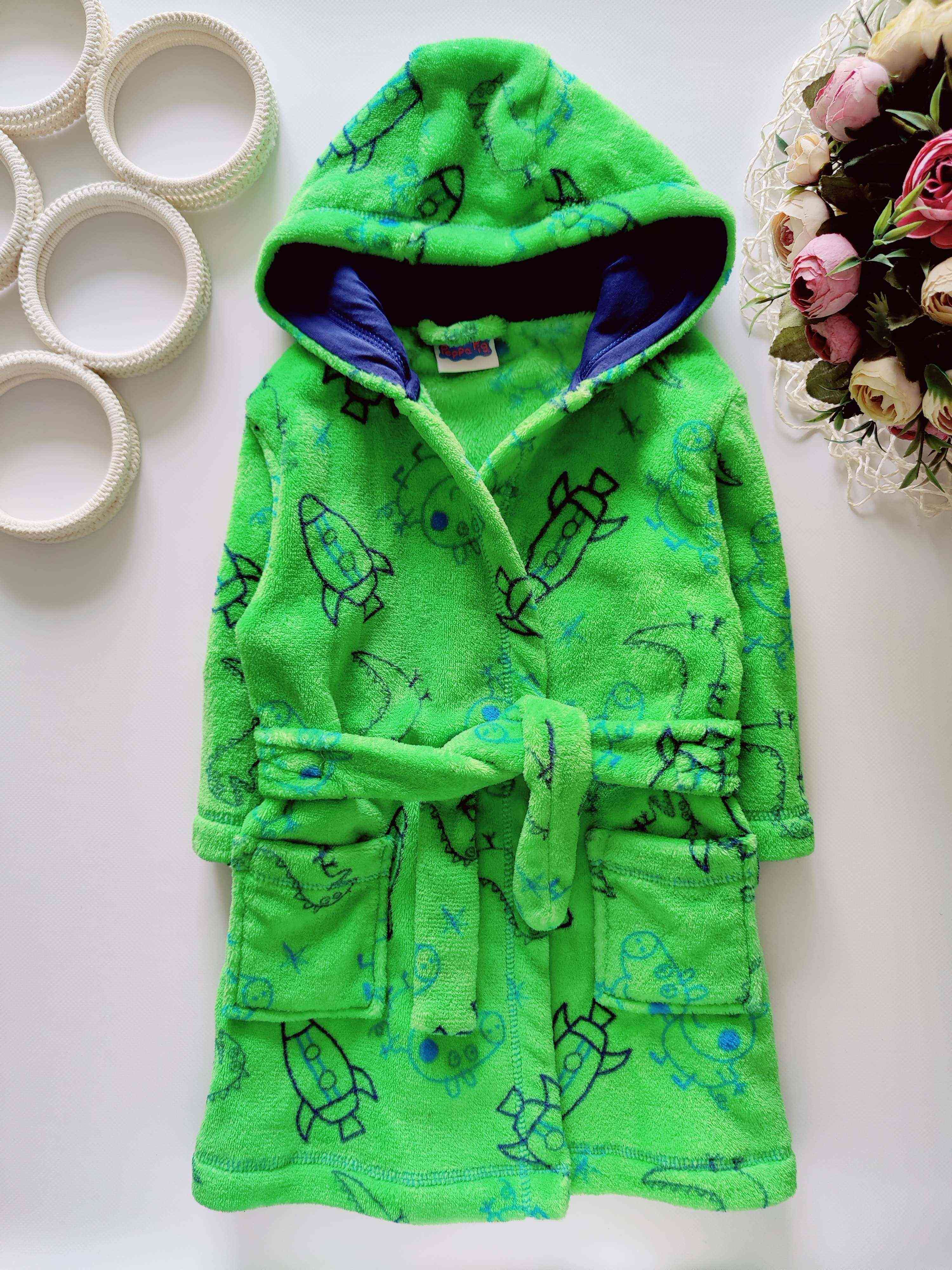 12,18 міс, зріст 80,86 Дитячий махровий халат
