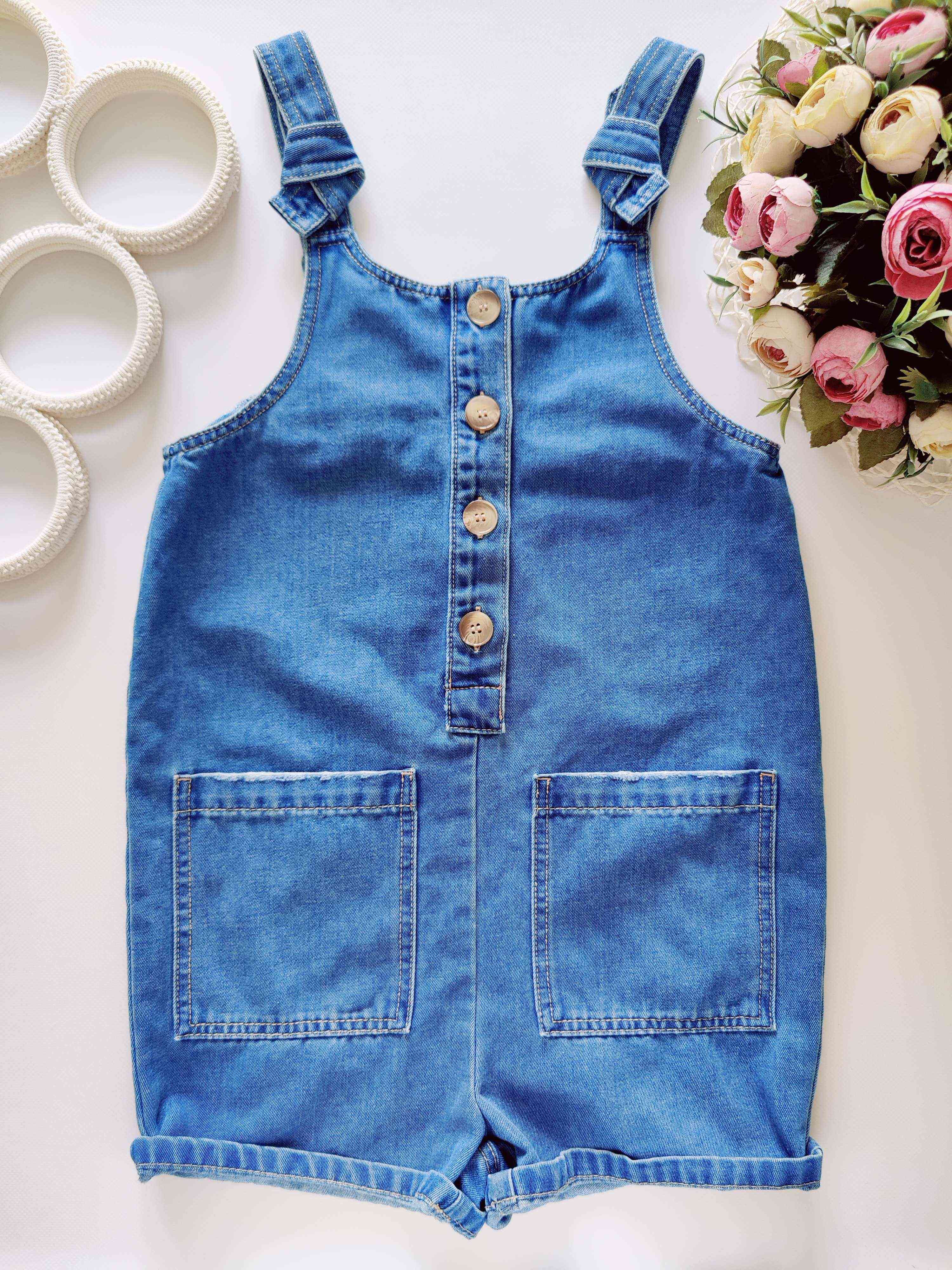 11,12 років, зріст 146 Джинсовий ромпер