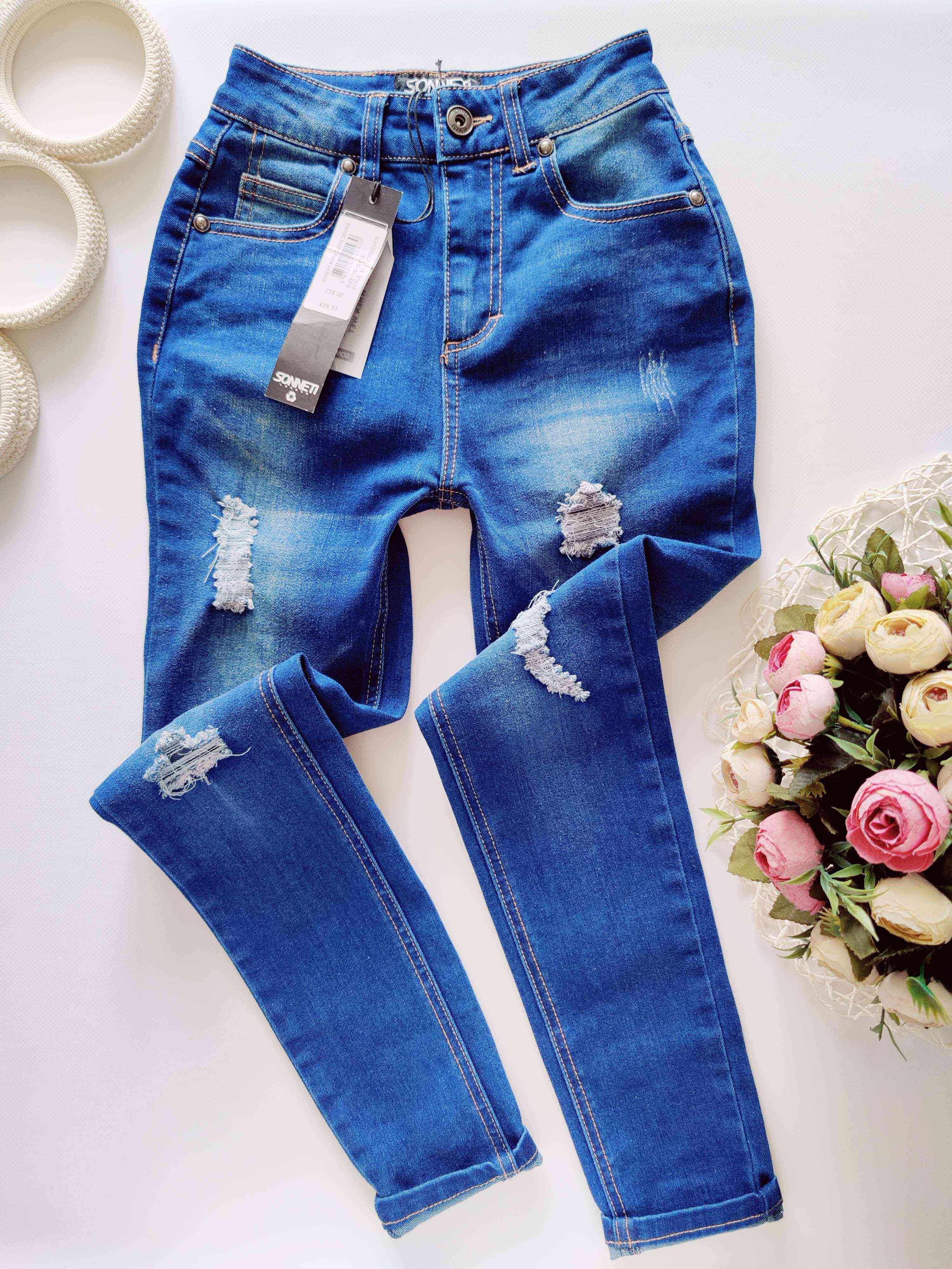 10,12 років, зріст 140,146 Джинси для дівчинки Sonneti