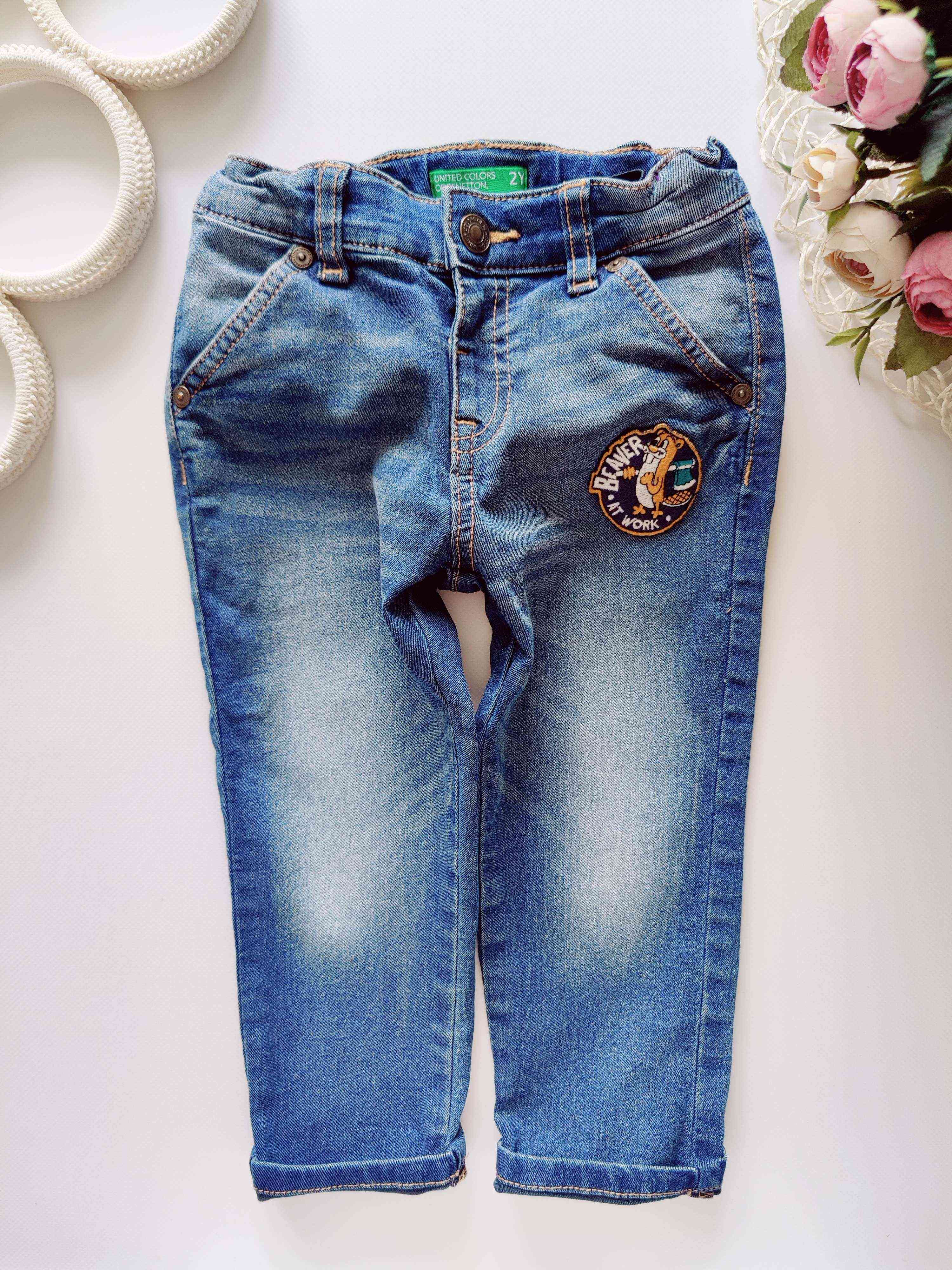 2 роки, зріст 92 Стрейчові джинси для хлопчика