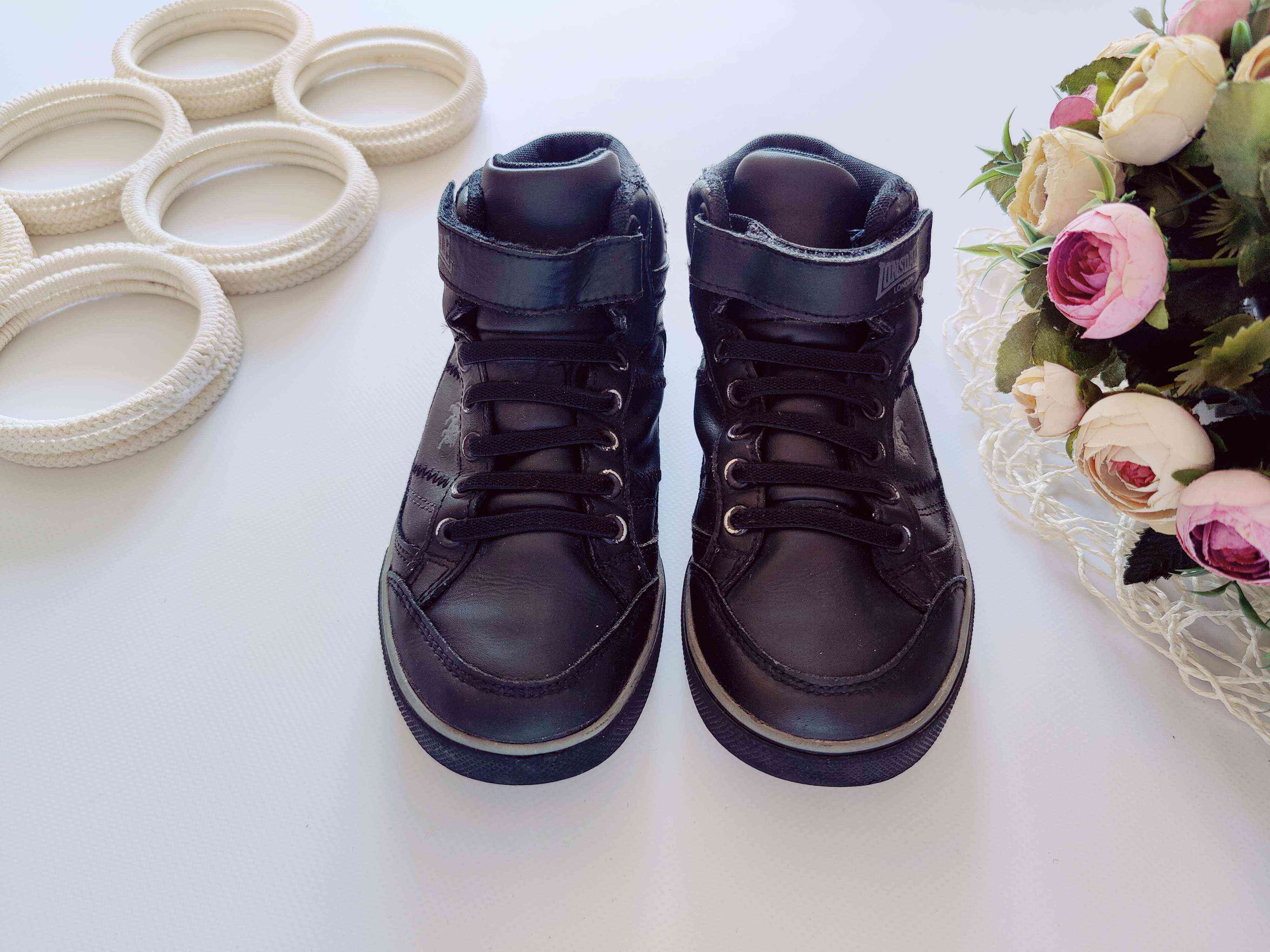 34 (22 см) Шкіряні хайтопи