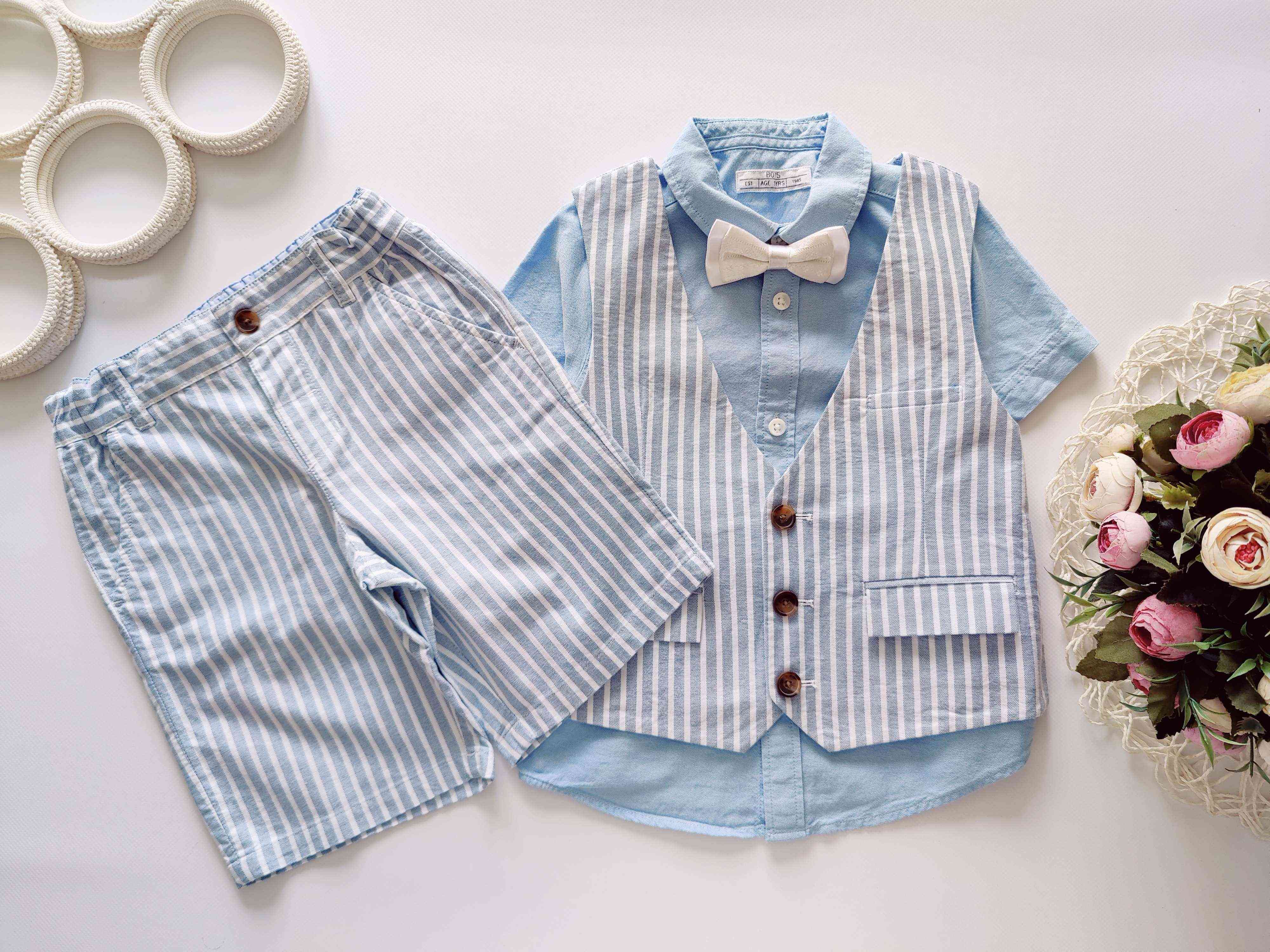 5,6 лет, рост 110,116 Красивый нарядный летний костюм на праздник для мальчика