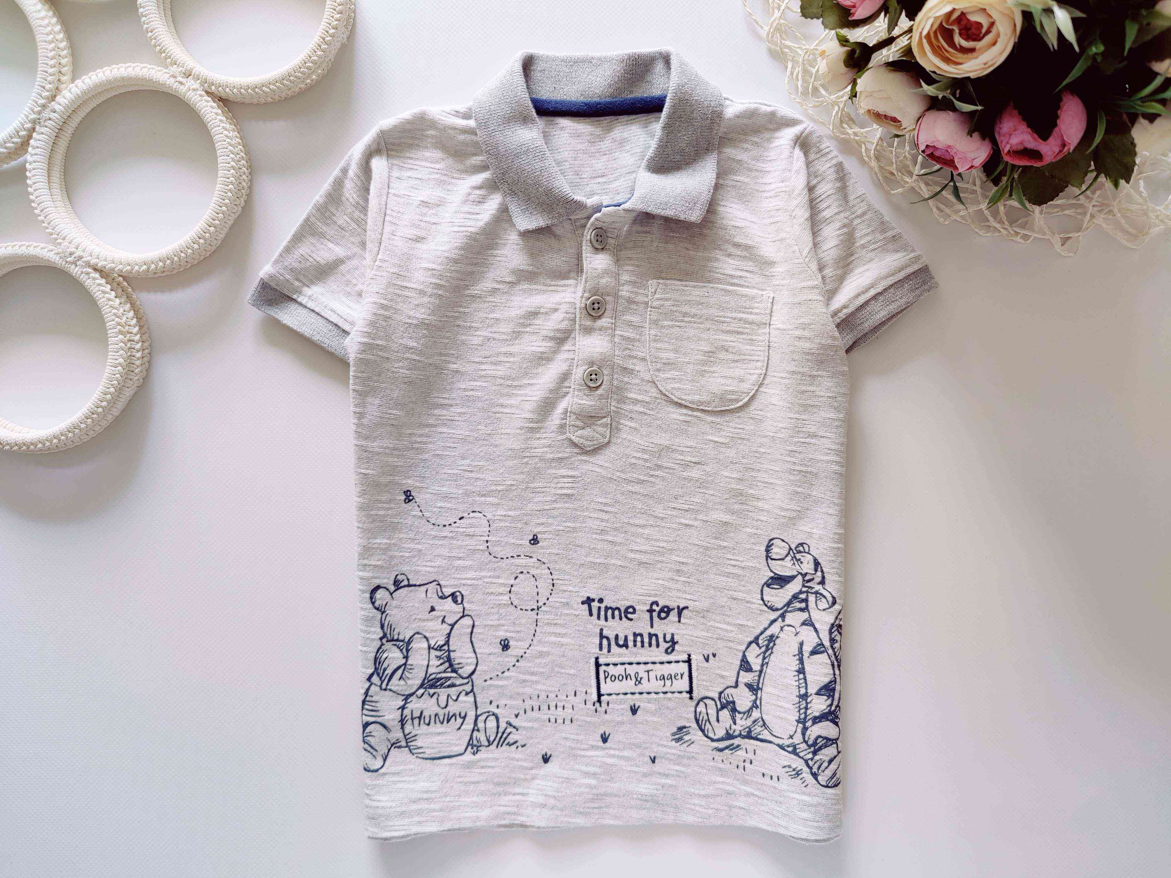 12,18 міс, зріст 86 Поло з ведмедиком