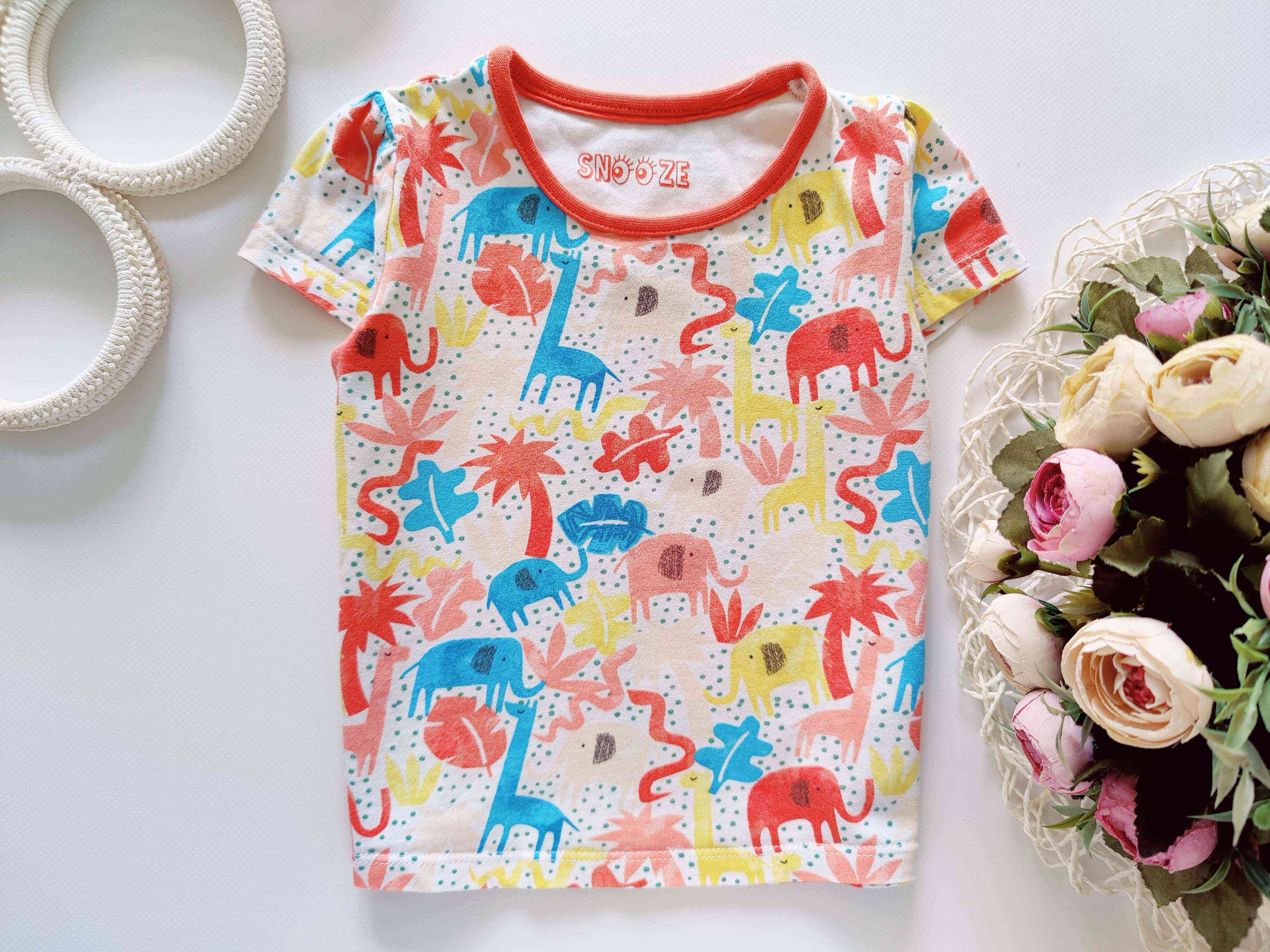 1,2 роки, зріст 90 Футболка для дівчинки