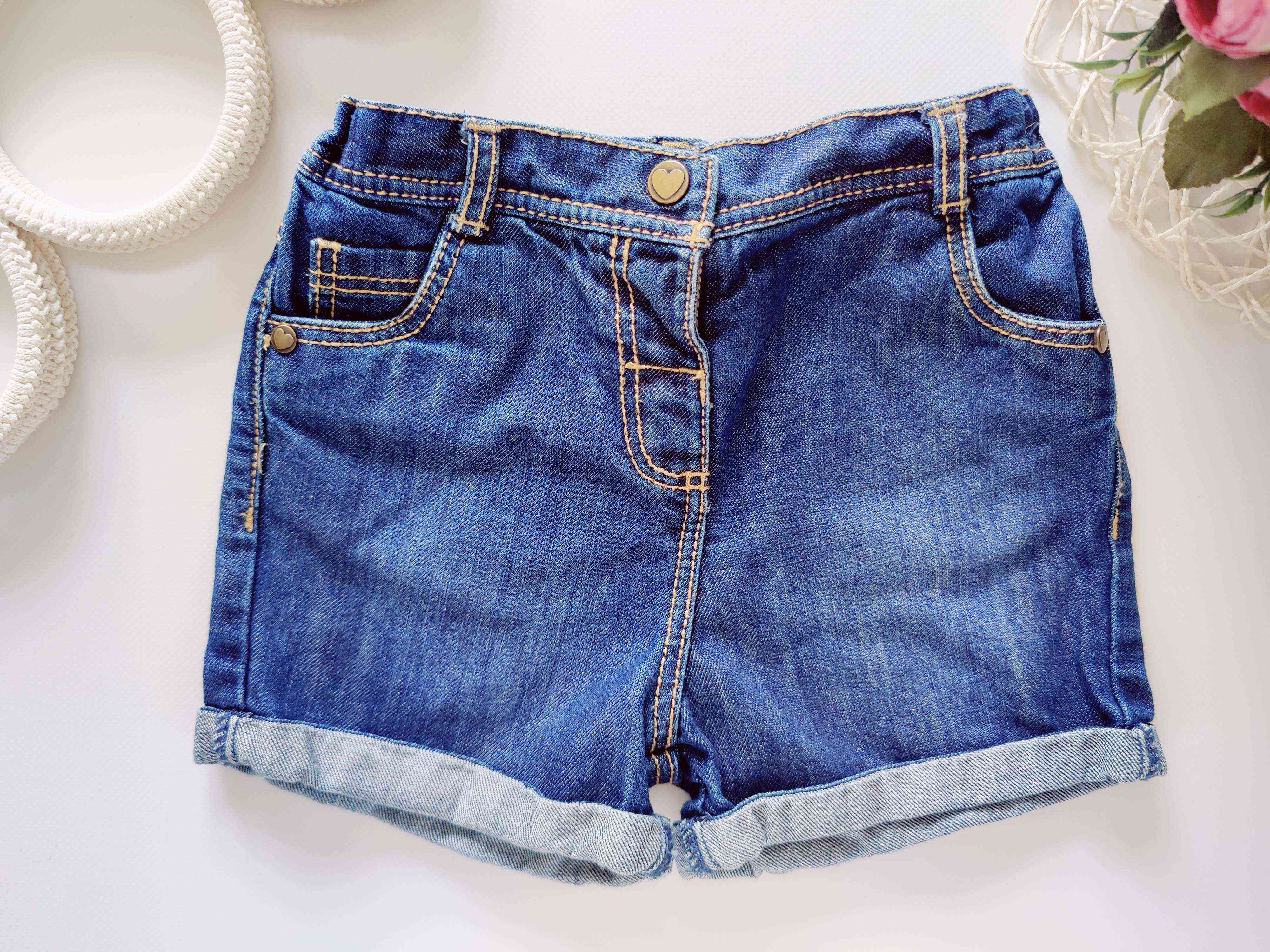 2,3 года, рост 92,98 Джинсовые шорты детские