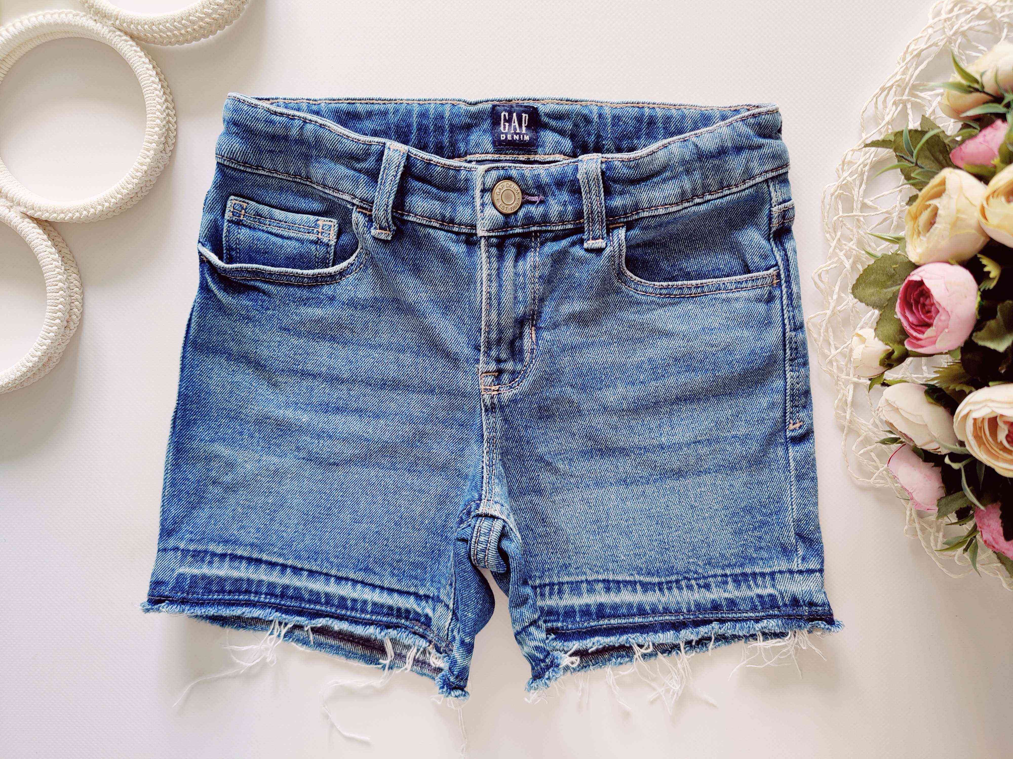 8 лет, рост 130 Джинсовые детские шорты