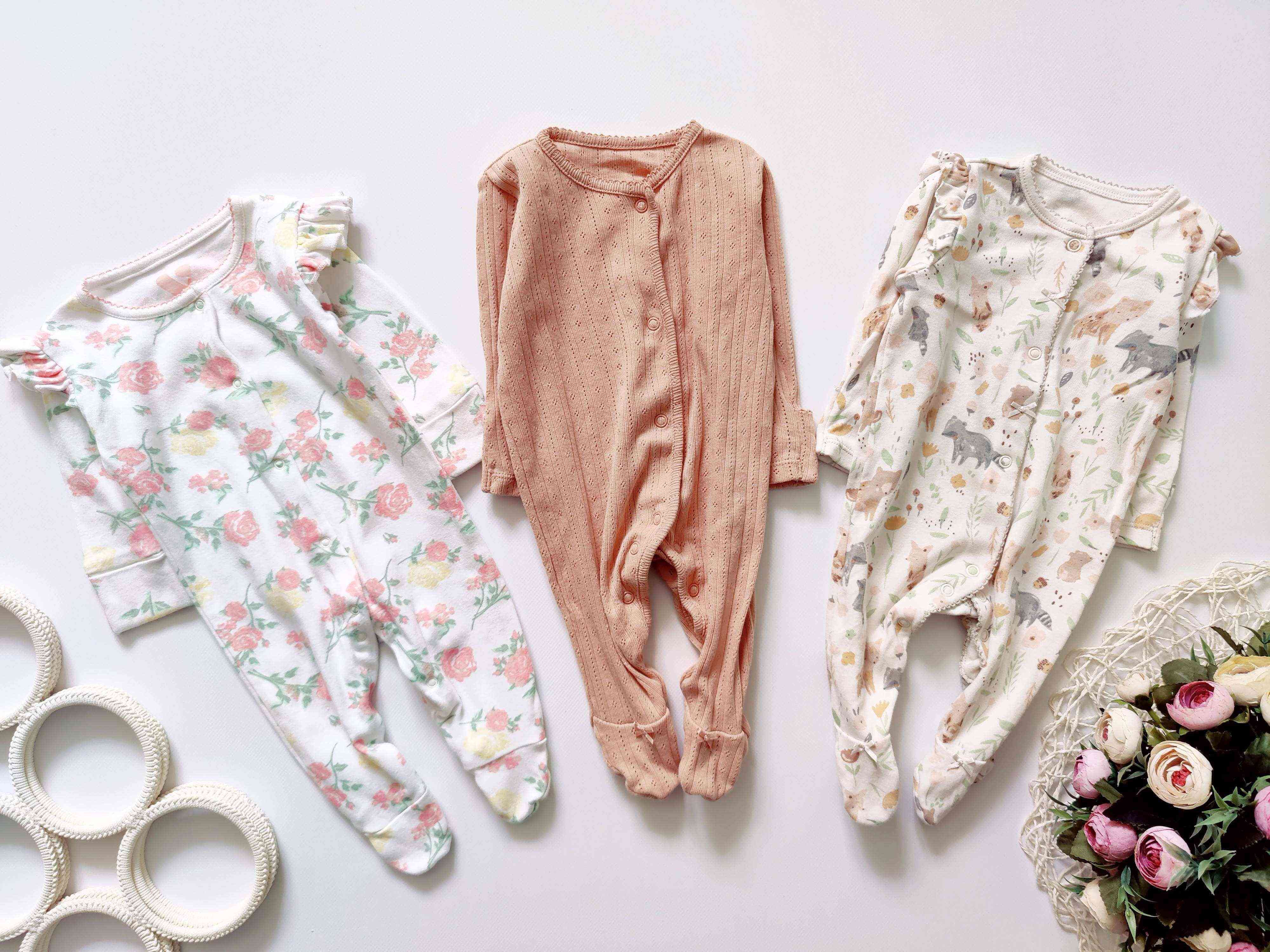 0-3 міс, зріст 56,62 Набір чоловічків у пологовому будинку дівчинці