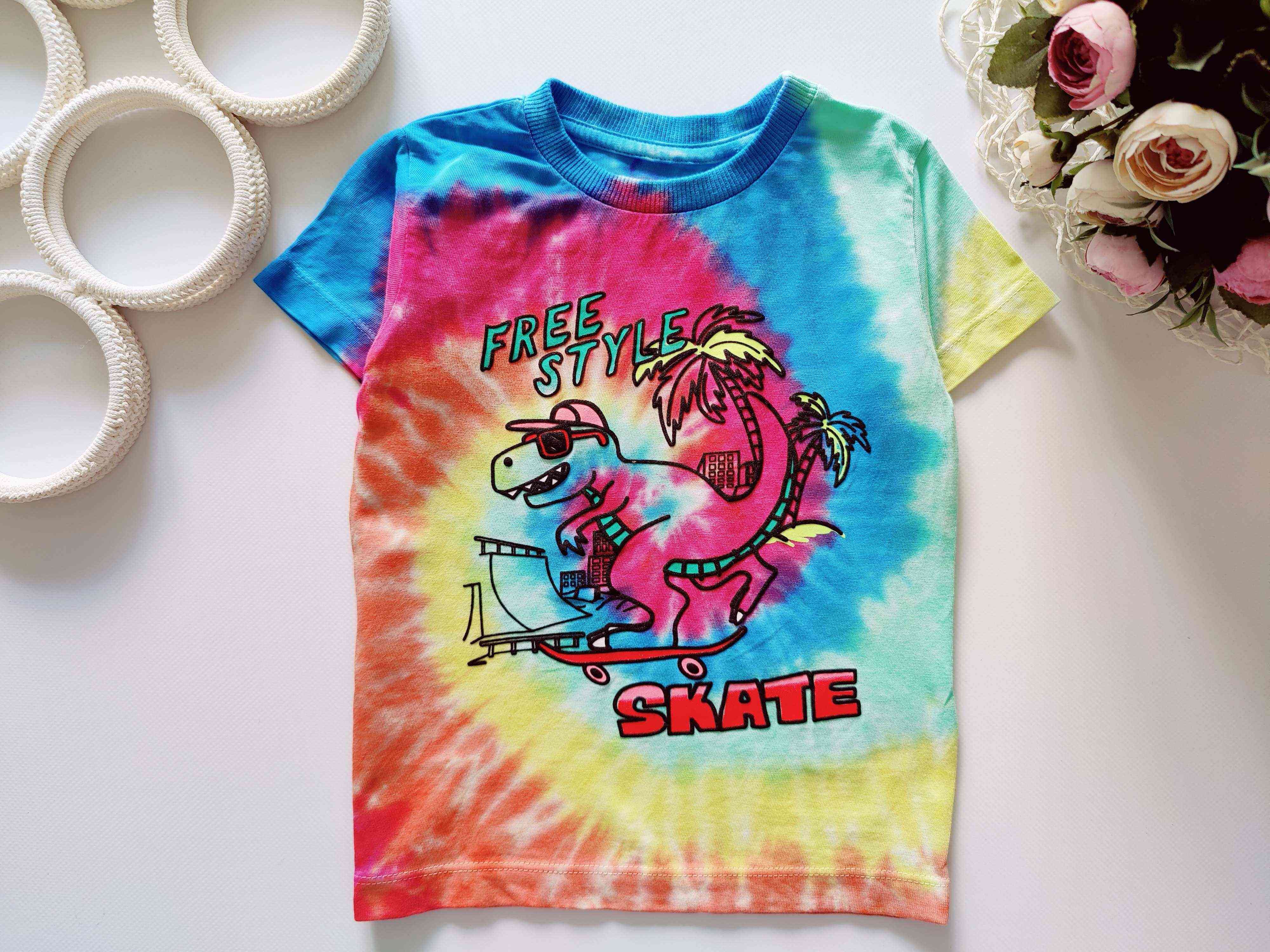 12,18 мес, рост 86 Красивая детская футболка