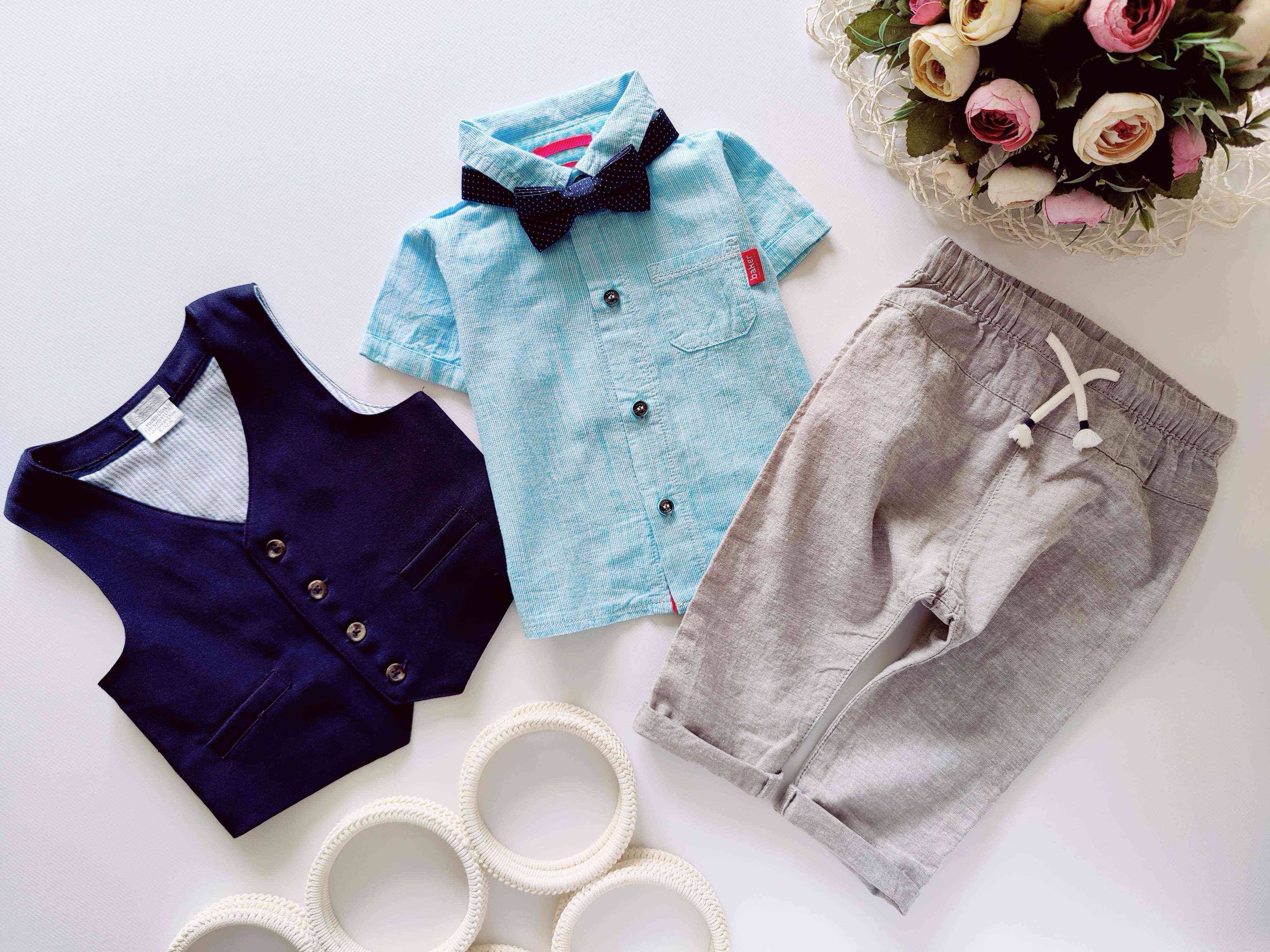 6-12 міс, зріст 74-80 Ошатний костюм для хлопчика