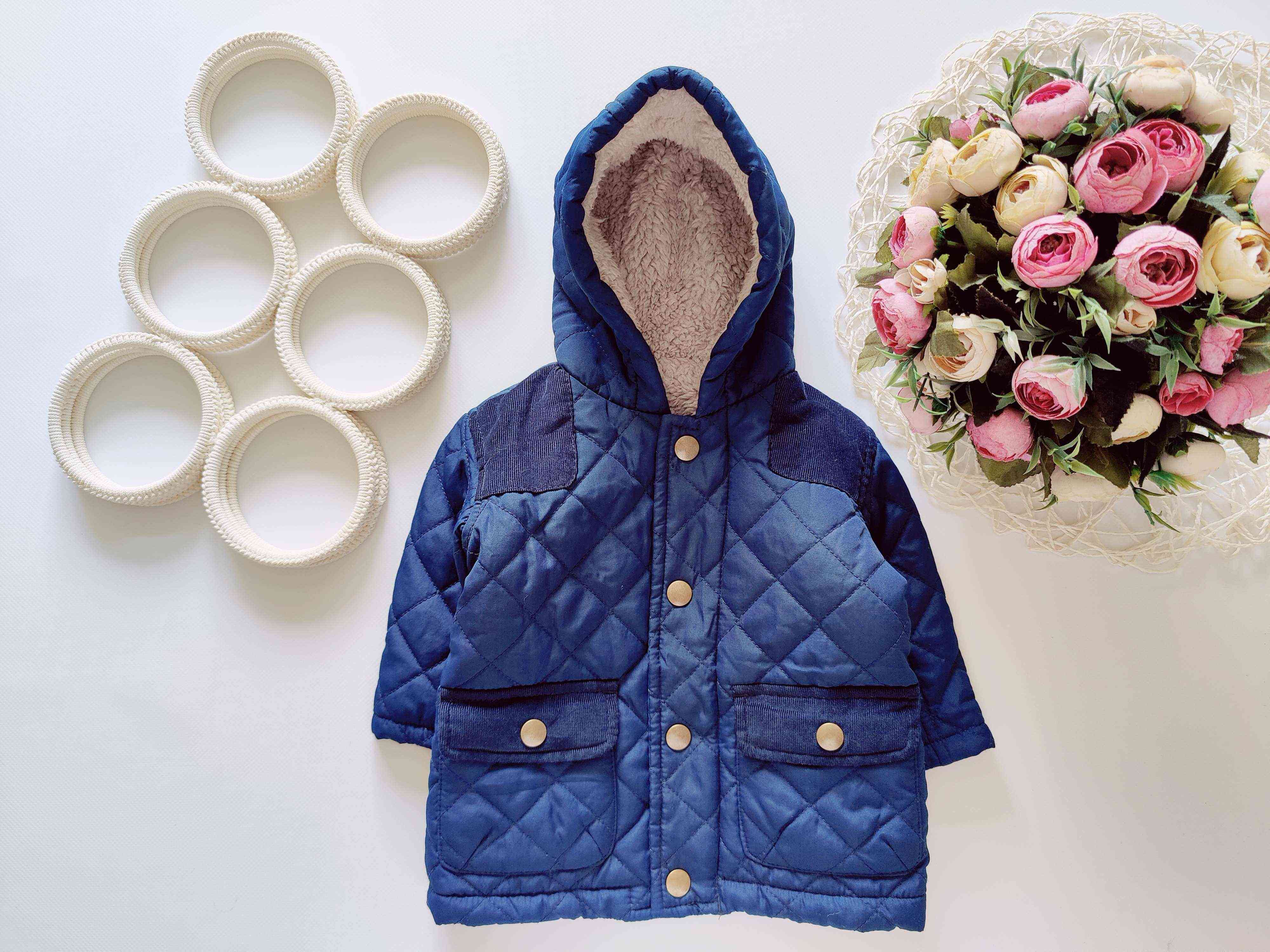 3,6 міс, зріст 62,68 Тепла демі курточка