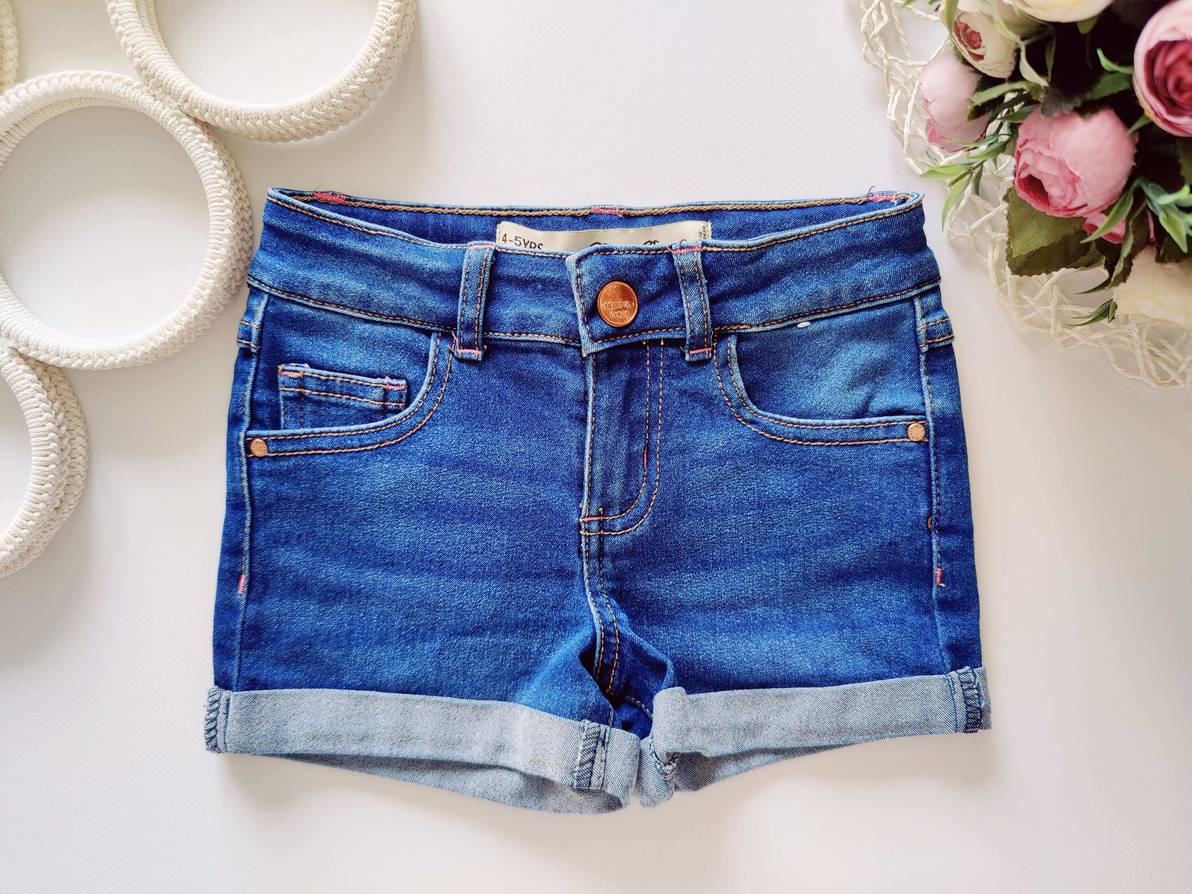4,5 років, зріст 110 Джинсові шорти супер стрейч