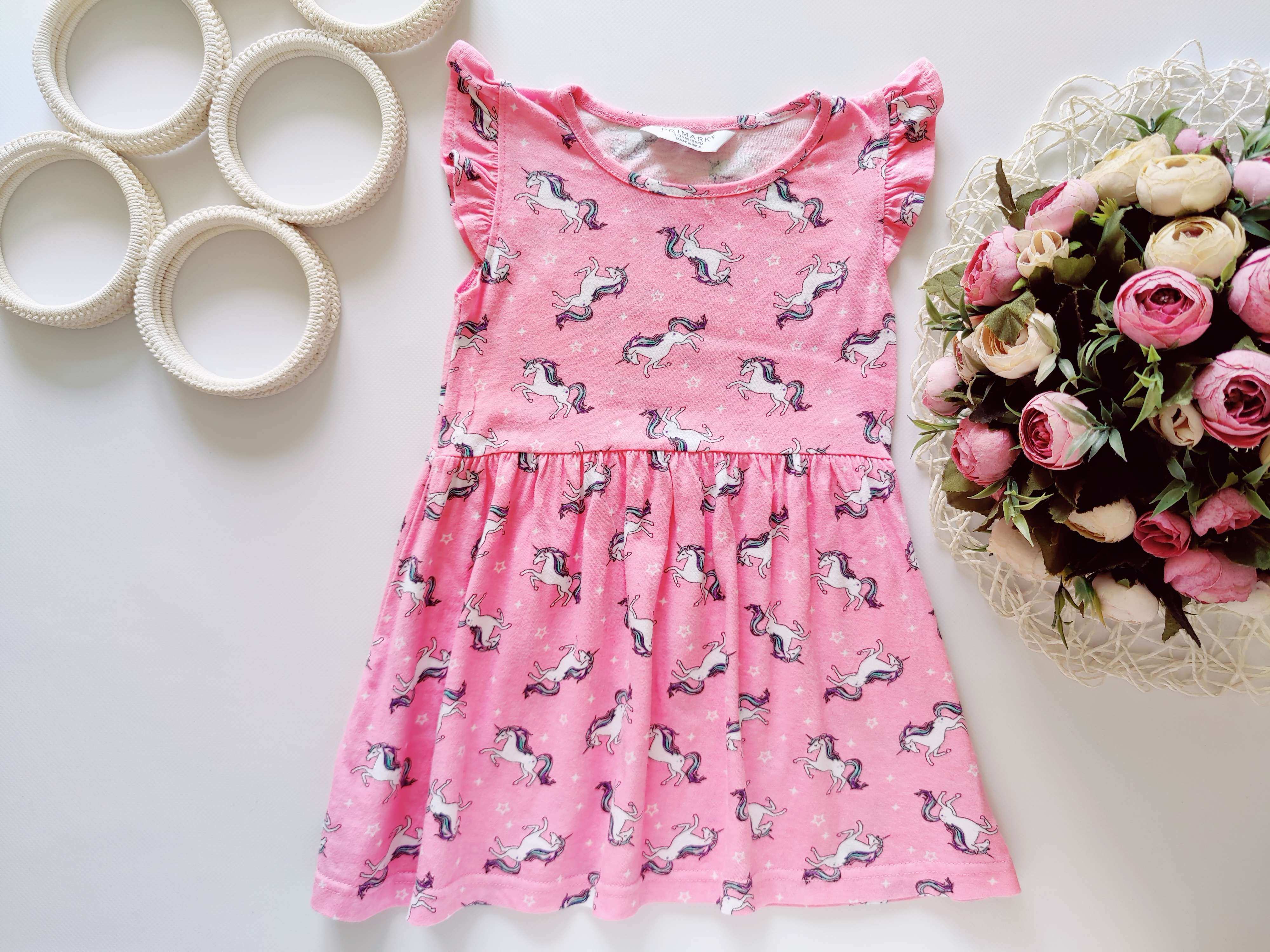 2,3 года, рост 98 Платье в еднорогах