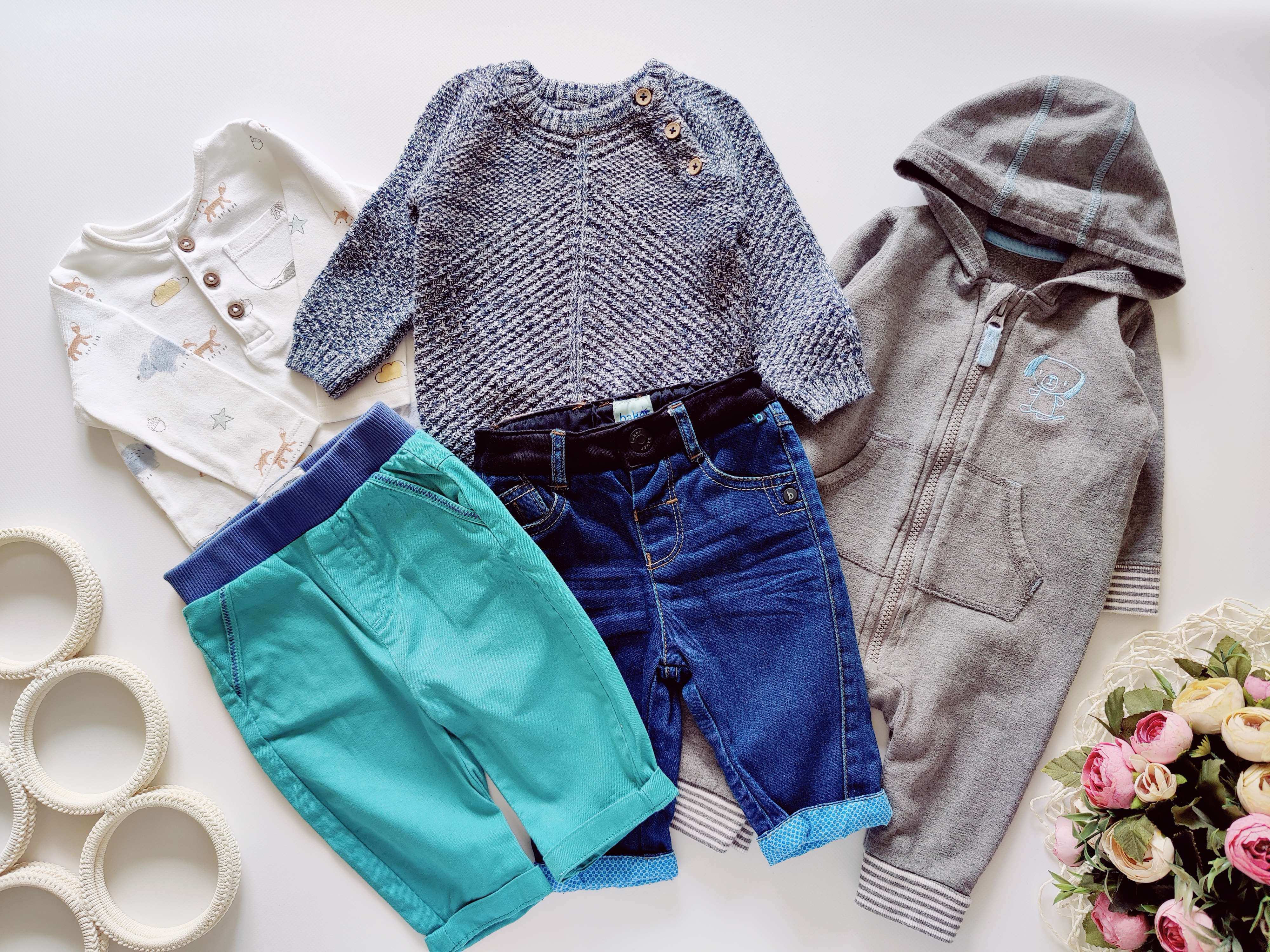 3,6 міс Теплий ромпер, тепла кофта, джинси на підкладці штани, реглан