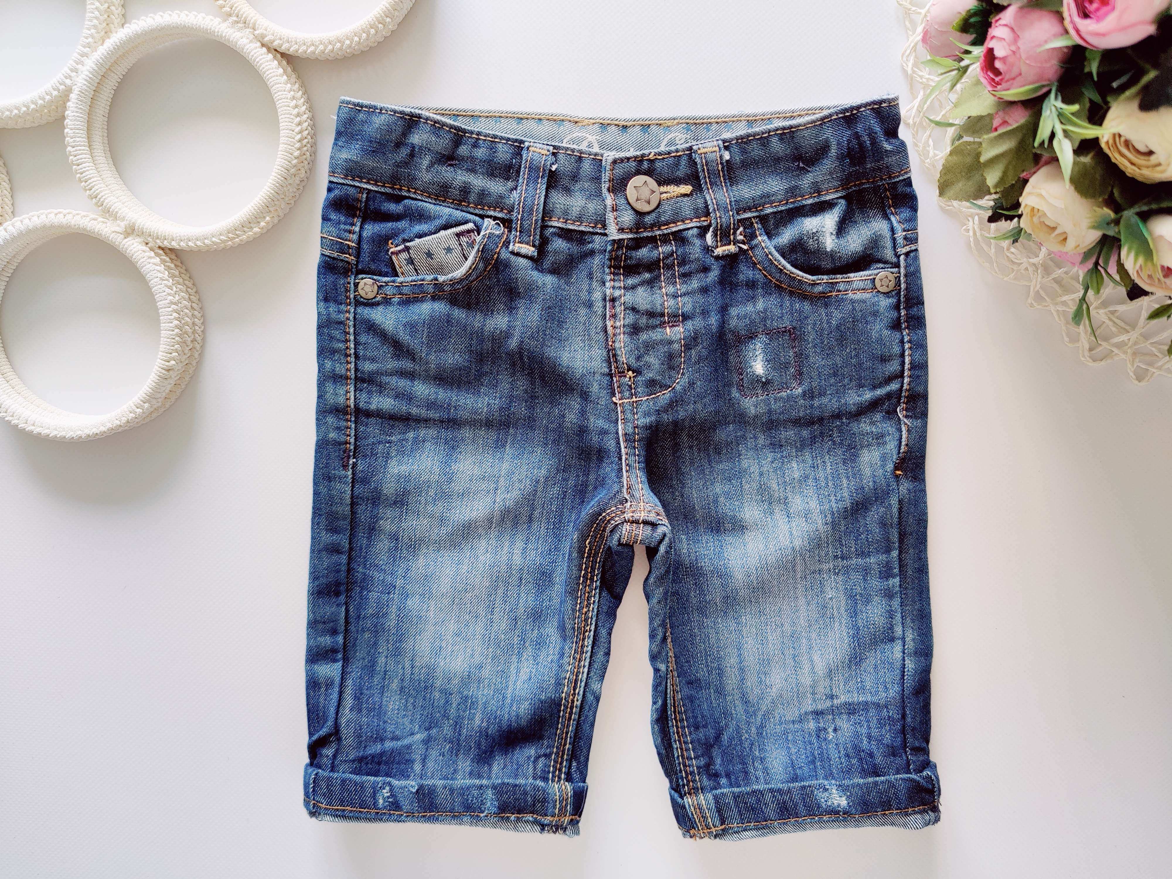 2,3 года, рост 98 Джинсовые шорты