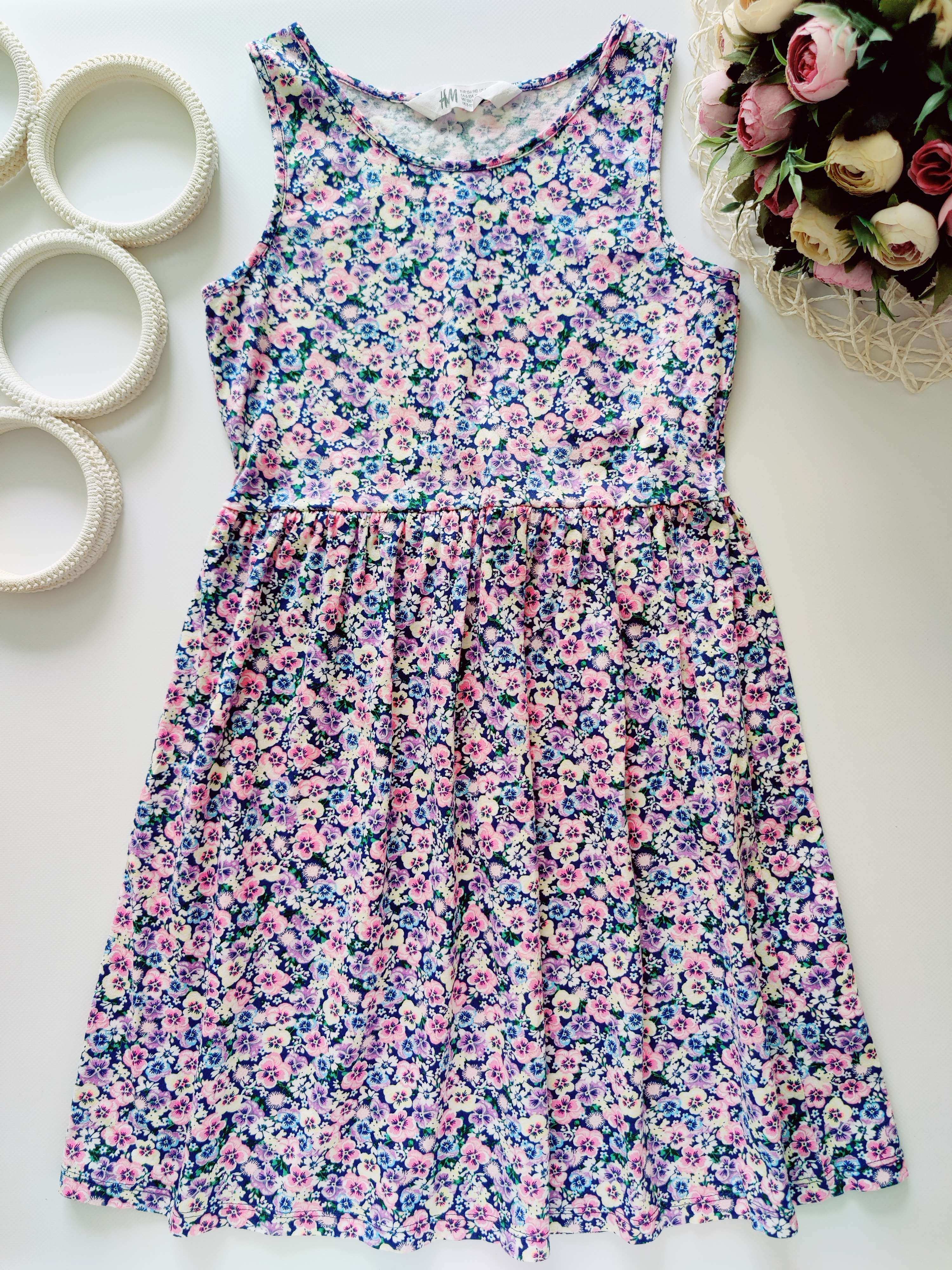 8,10 лет, рост 134,140 Сарафан летний