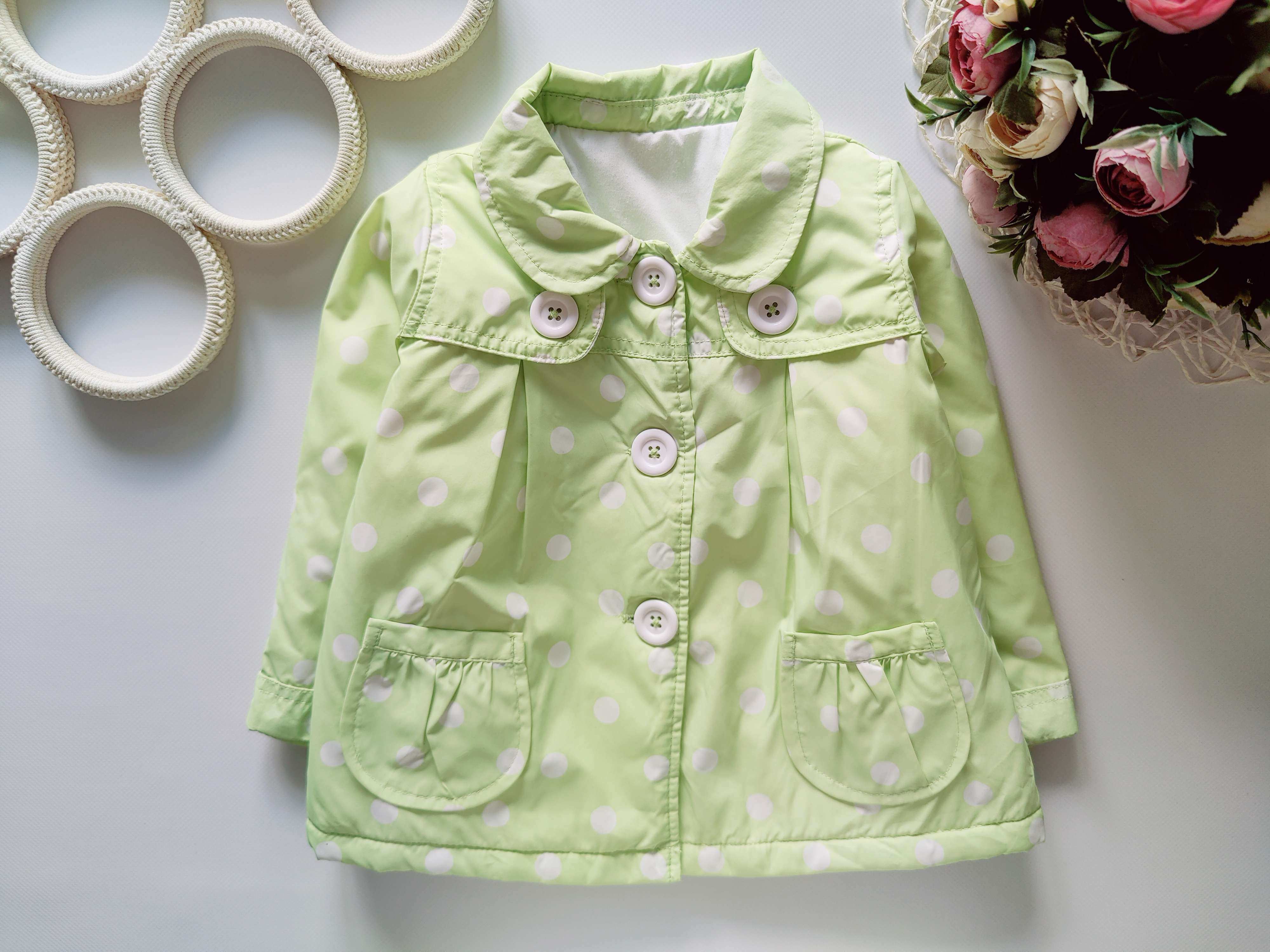 12,18 мес, рост 81,86 Салатовая куртка