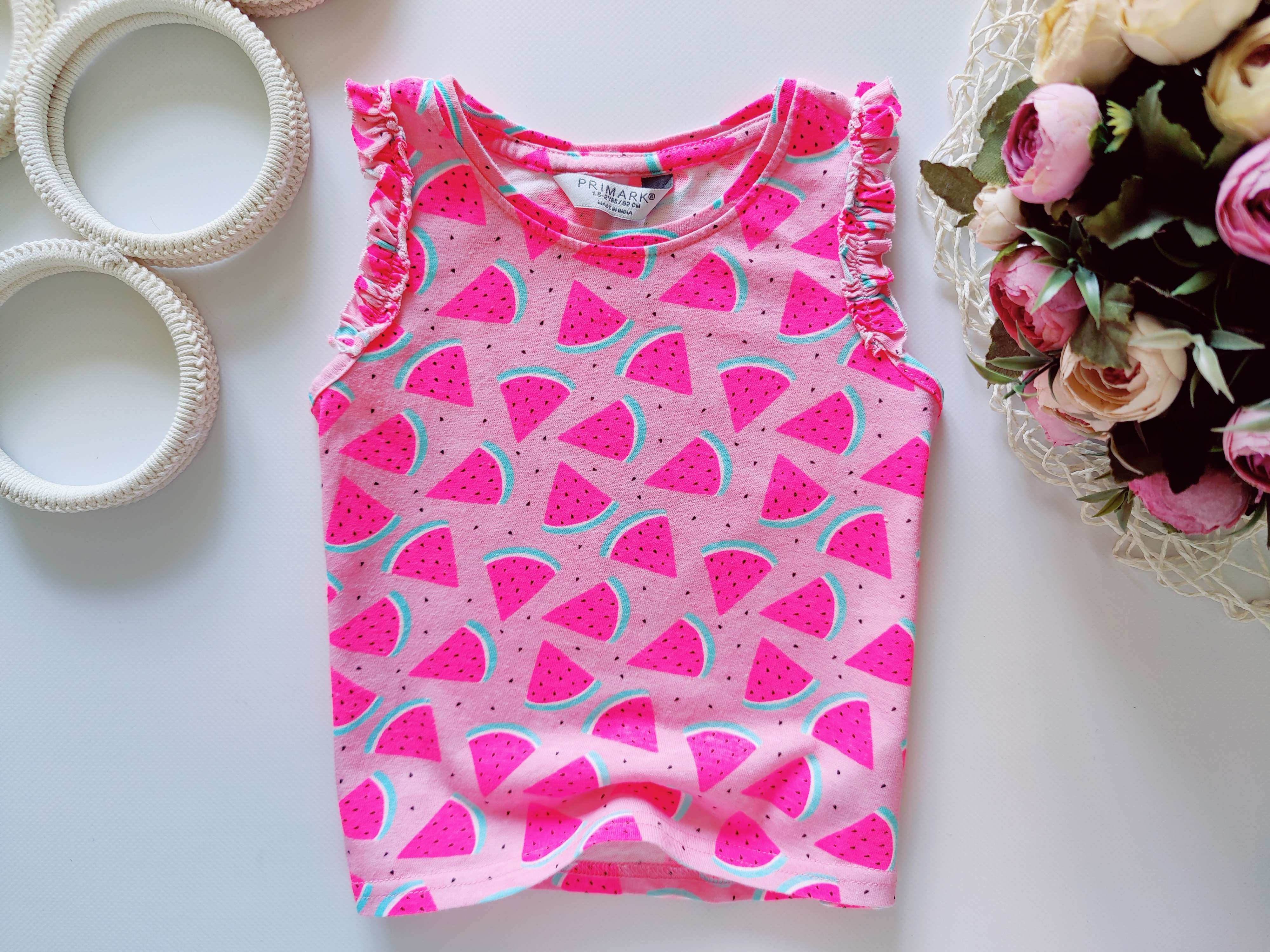 1,5,2 года, рост 92 Майка в арбузах