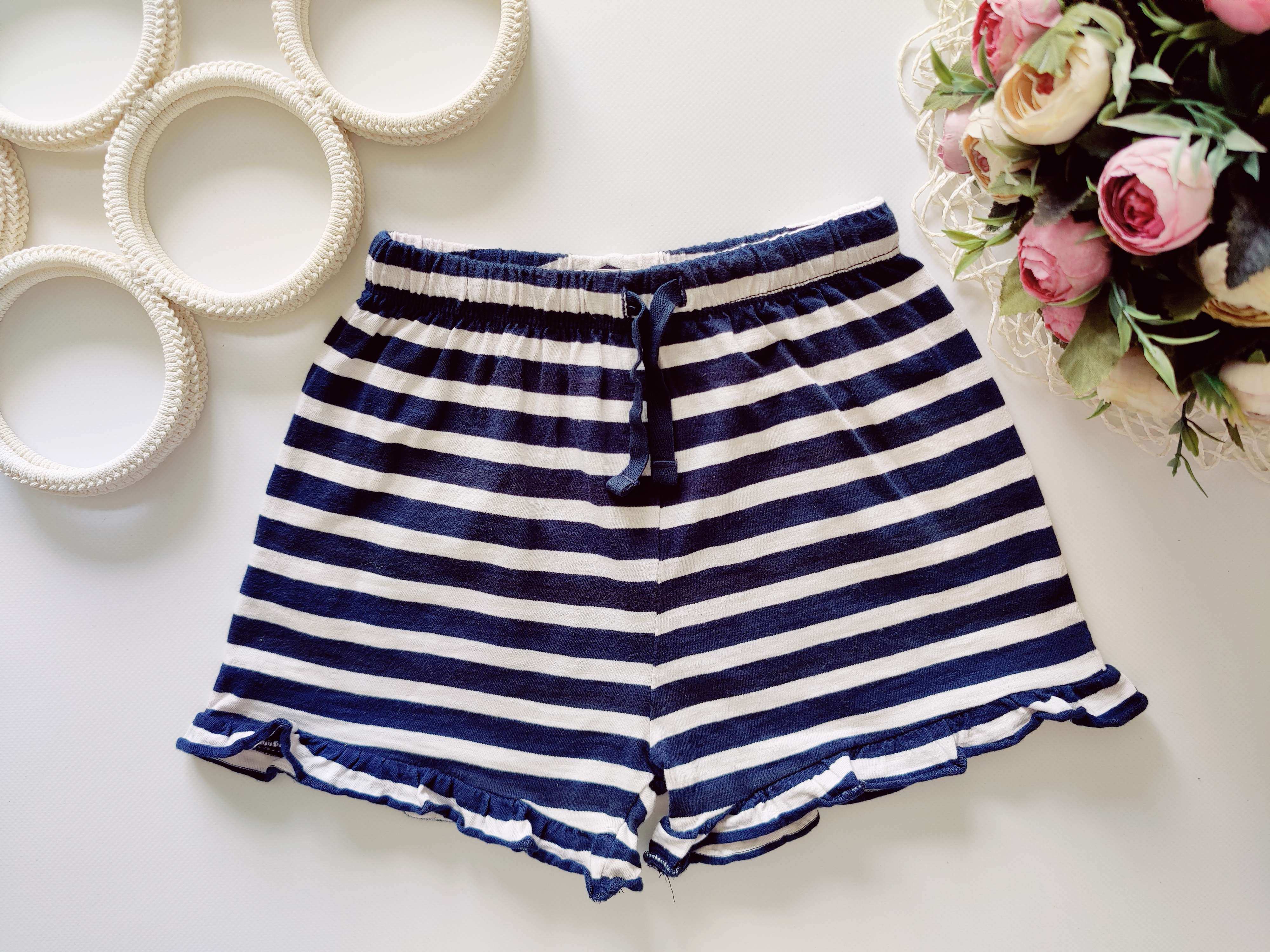 5,6 років, зріст 116 Смугасті трикотажні шорти
