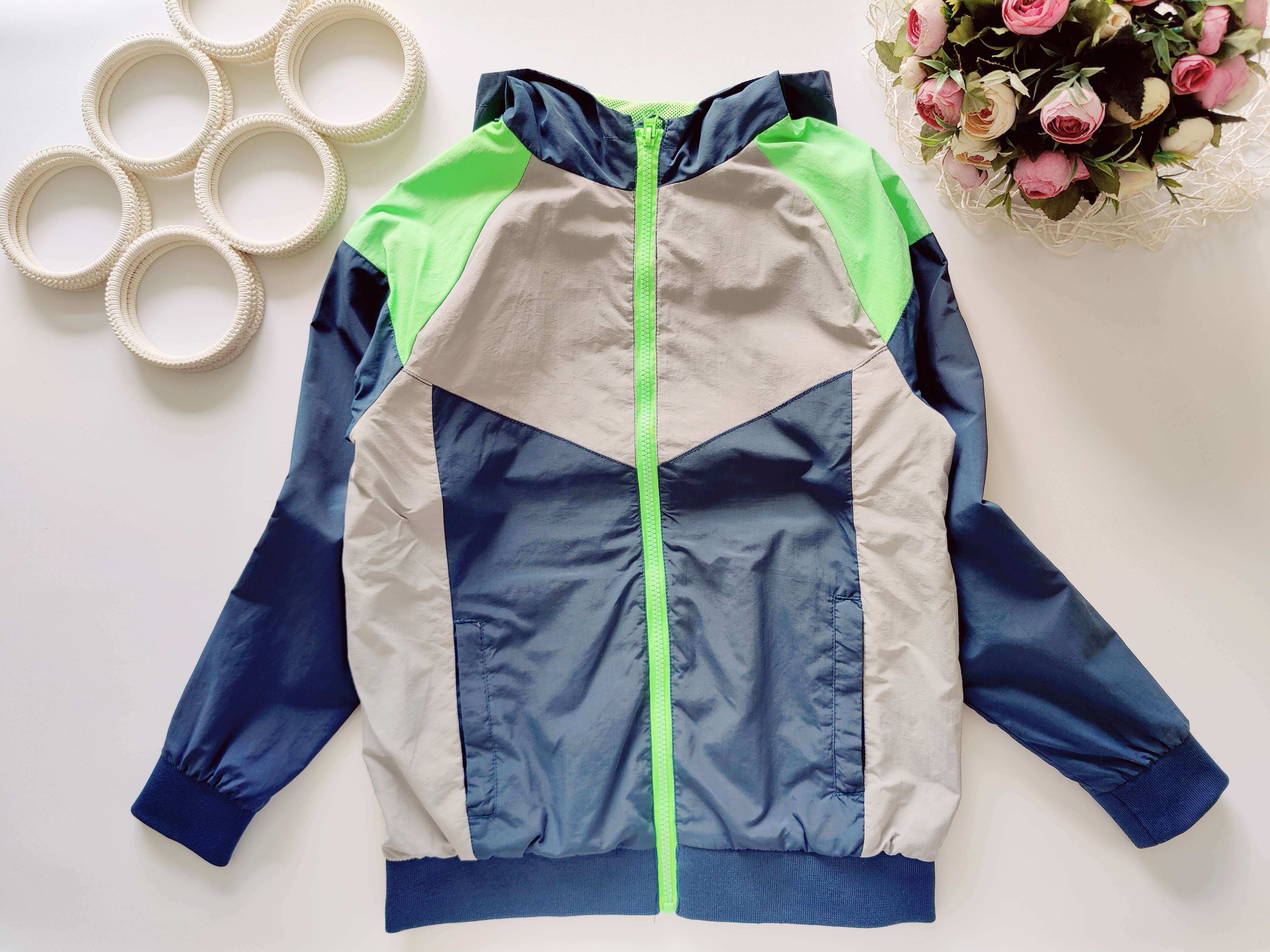 10,11 лет, рост 140,146 Ветровка для мальчика