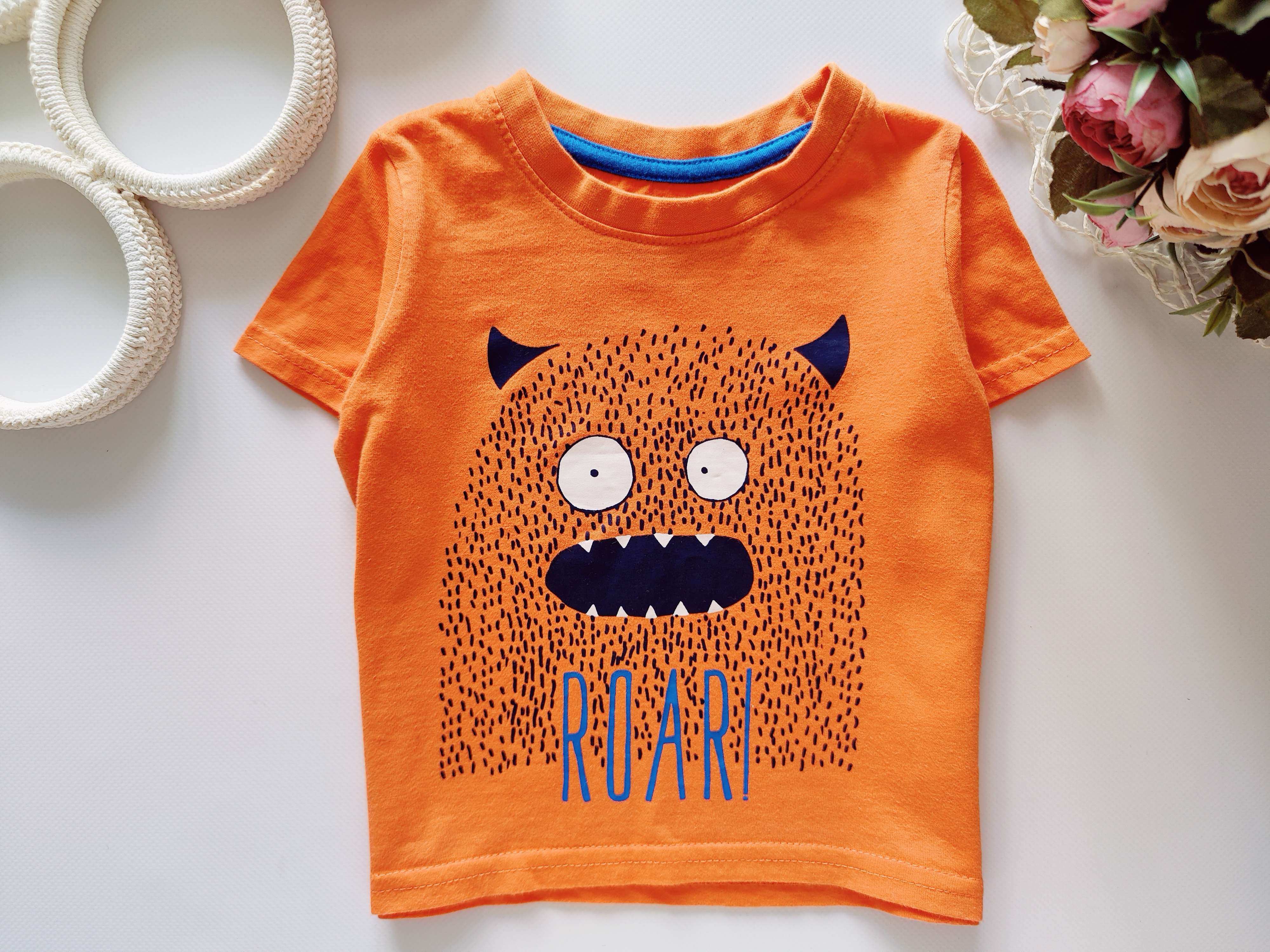 12,18 мес, рост 86 Яркая футболка