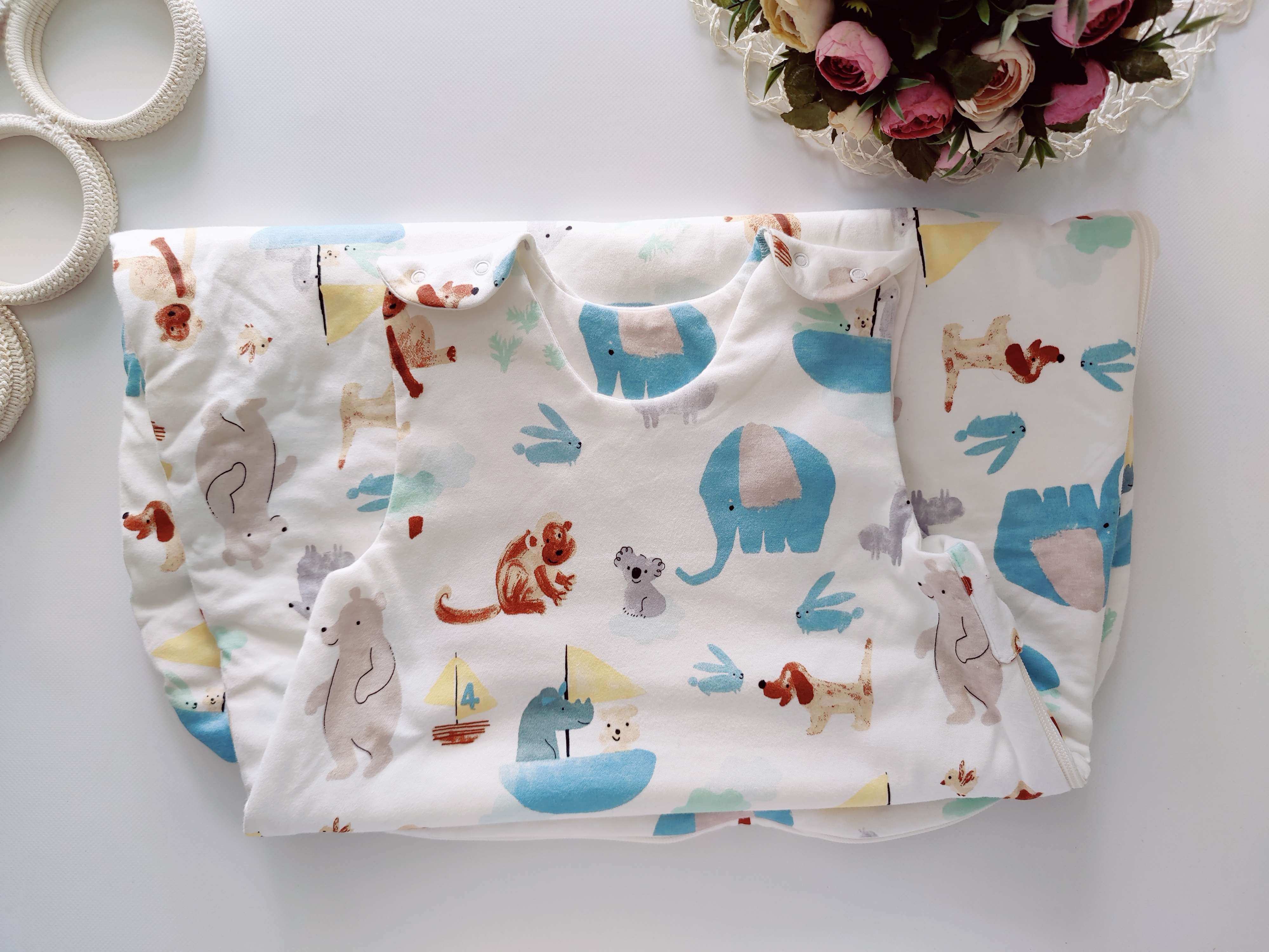 1,5-3 роки, Новий спальний мішок з тваринами