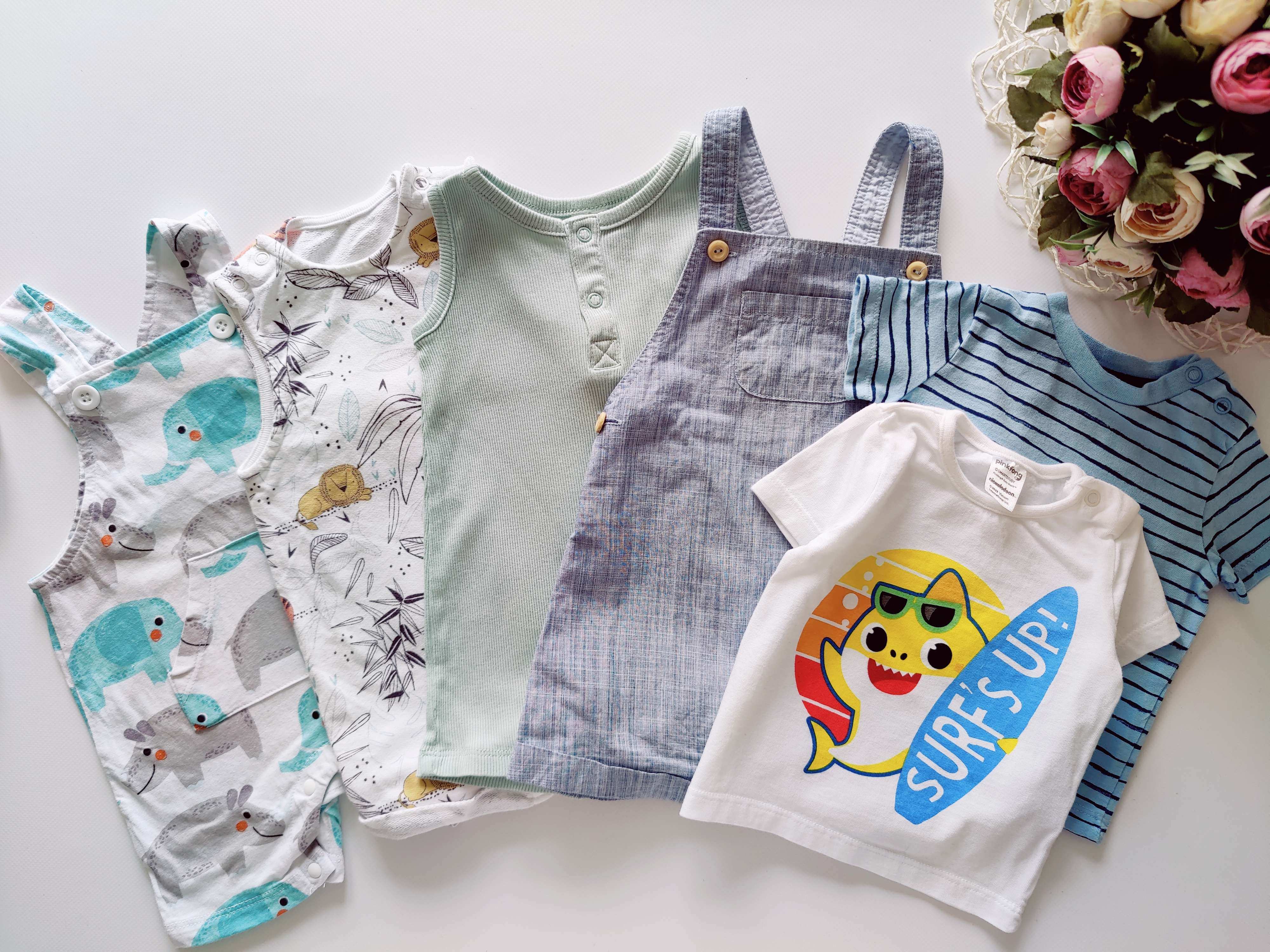 3 мес Набор новых летних вещей для малыша