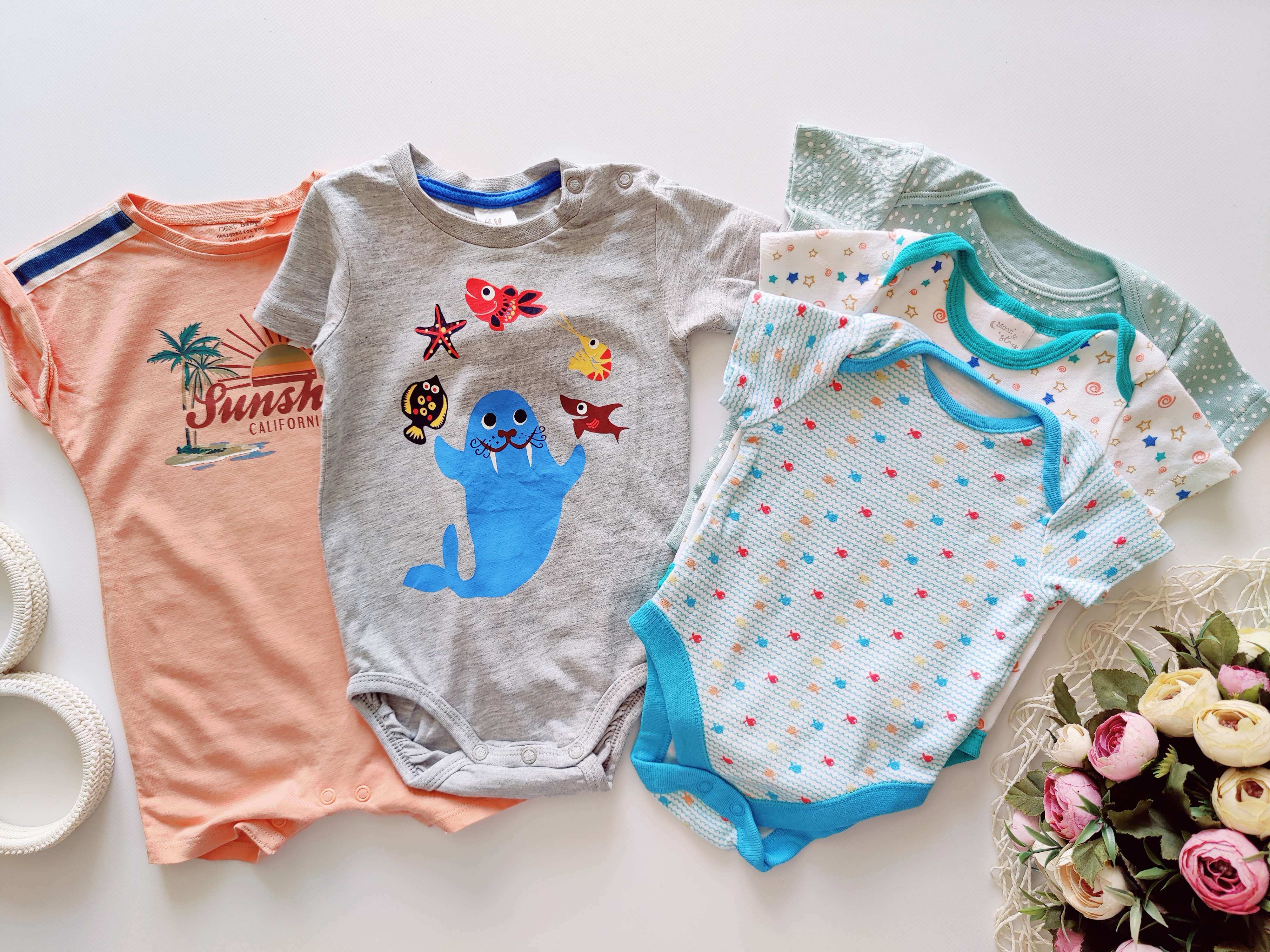 3,6 міс Набір літніх бодіків