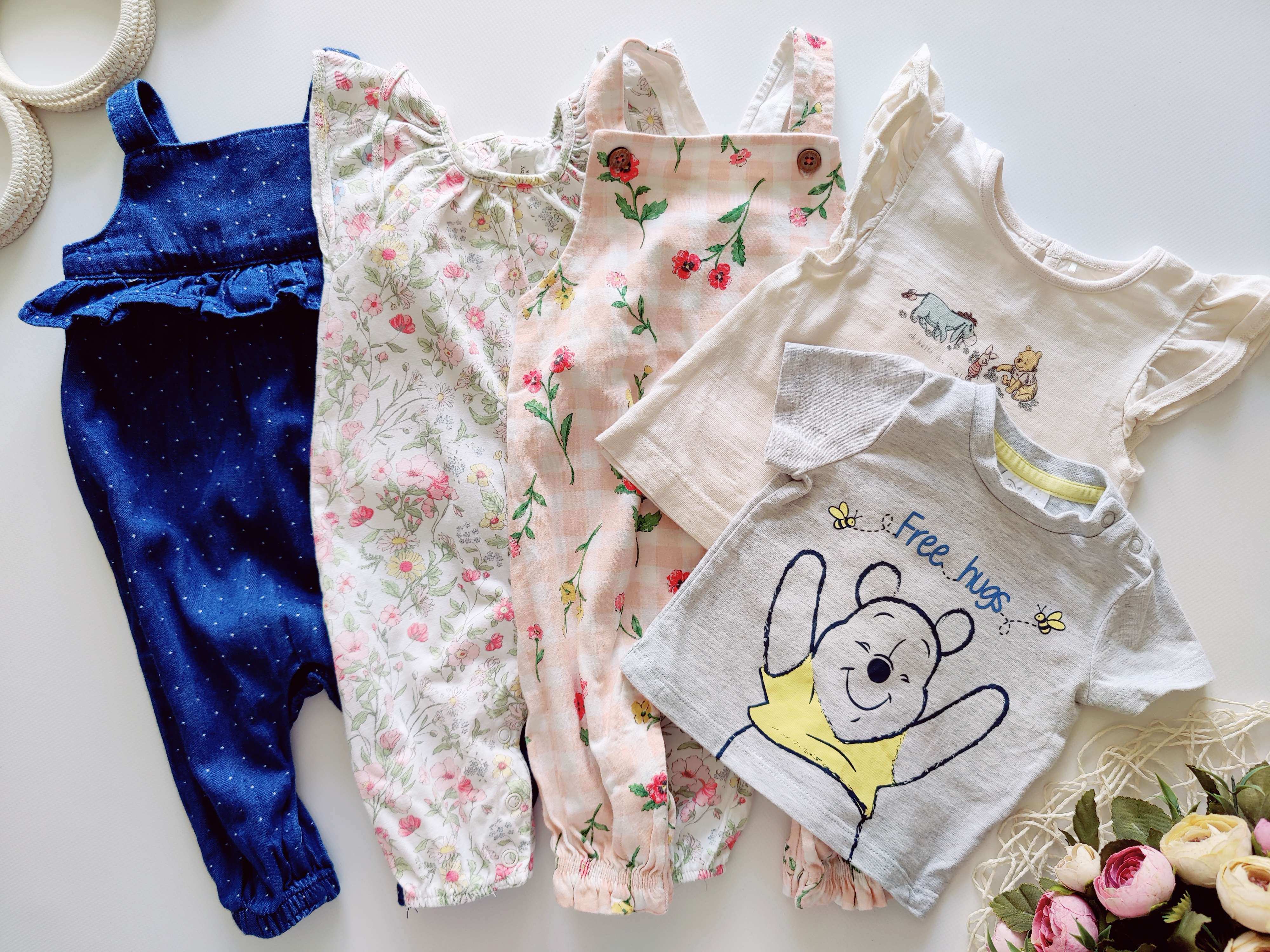 3,6 міс Ромпера та футболки дівчинці