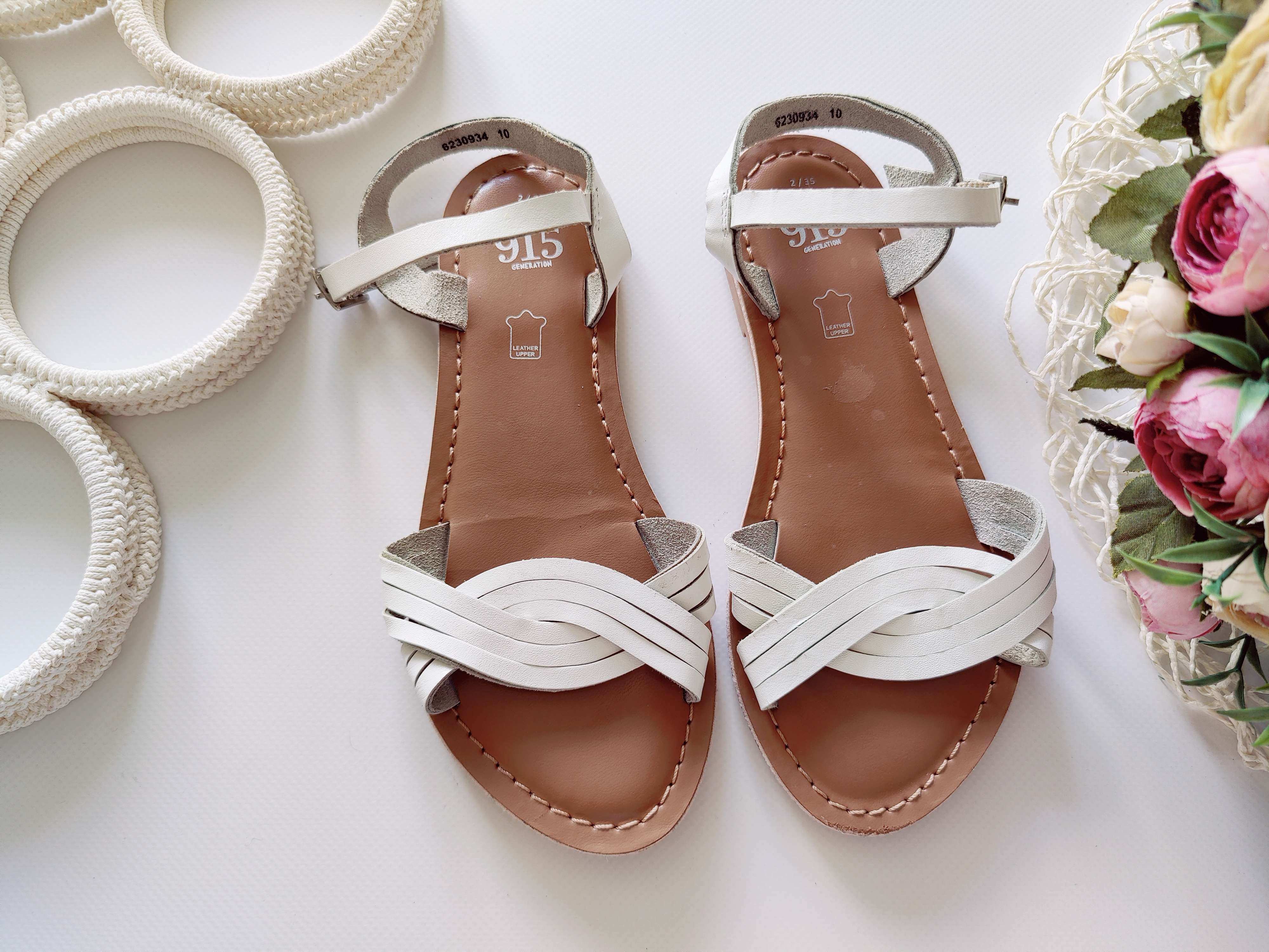 35 (20,5-22 см) Шкіряні сандалі