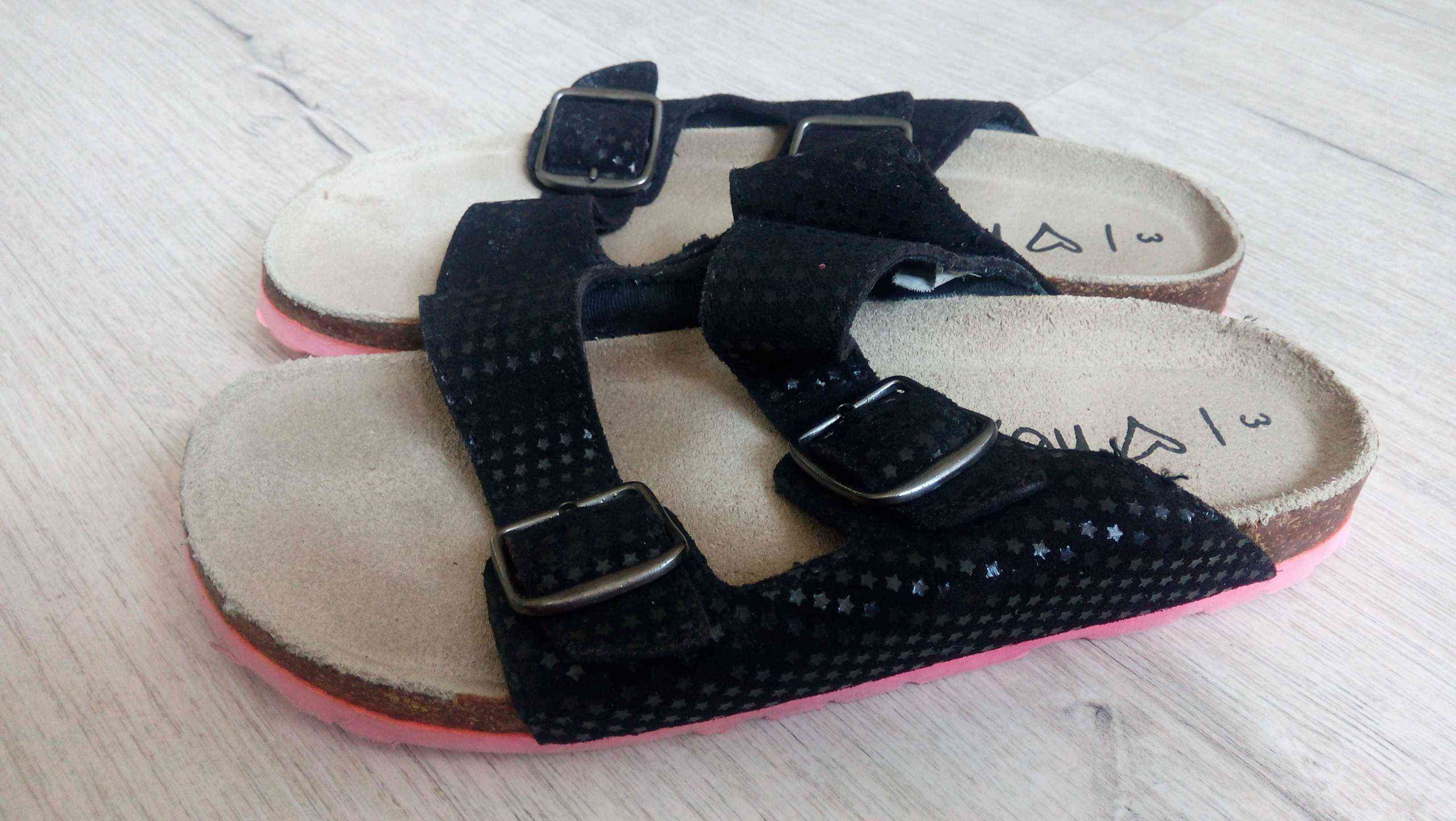 33-34 (22 см) Next (Некст) Кожаные шлепанцы для девочки