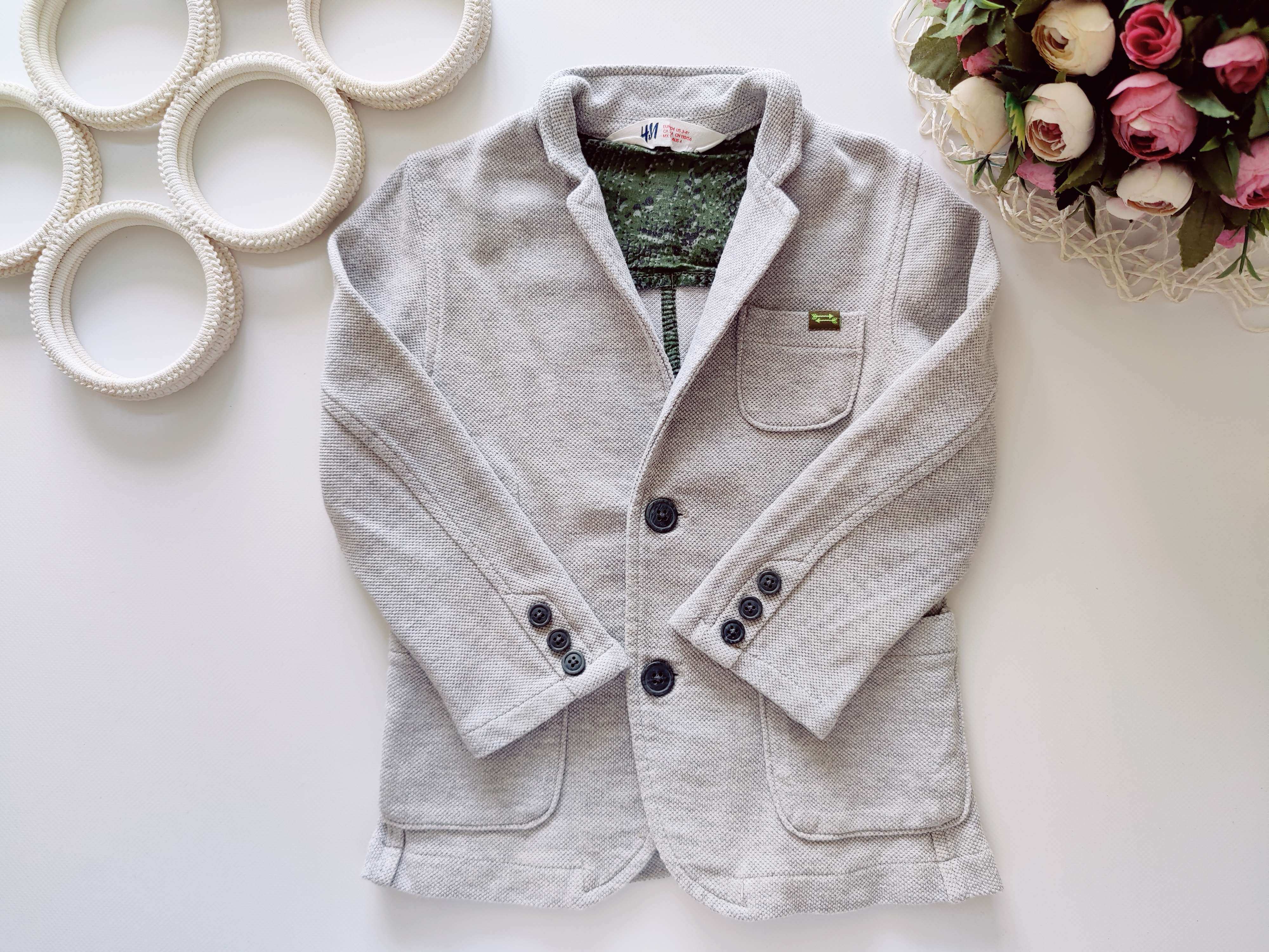 3,4 года, рост 104 Пиджак для модника