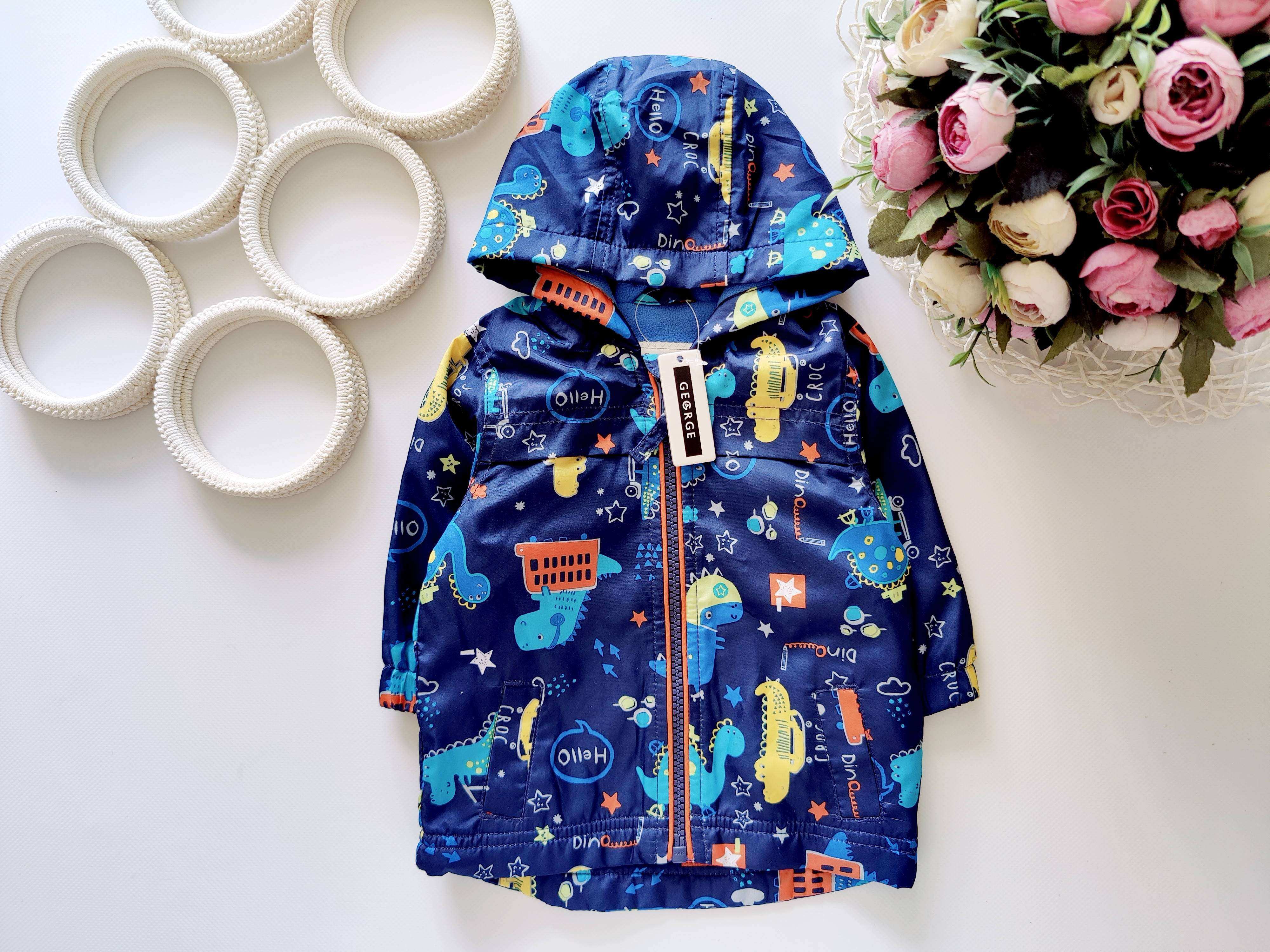 0,3 мес Новая ветровка на флисе