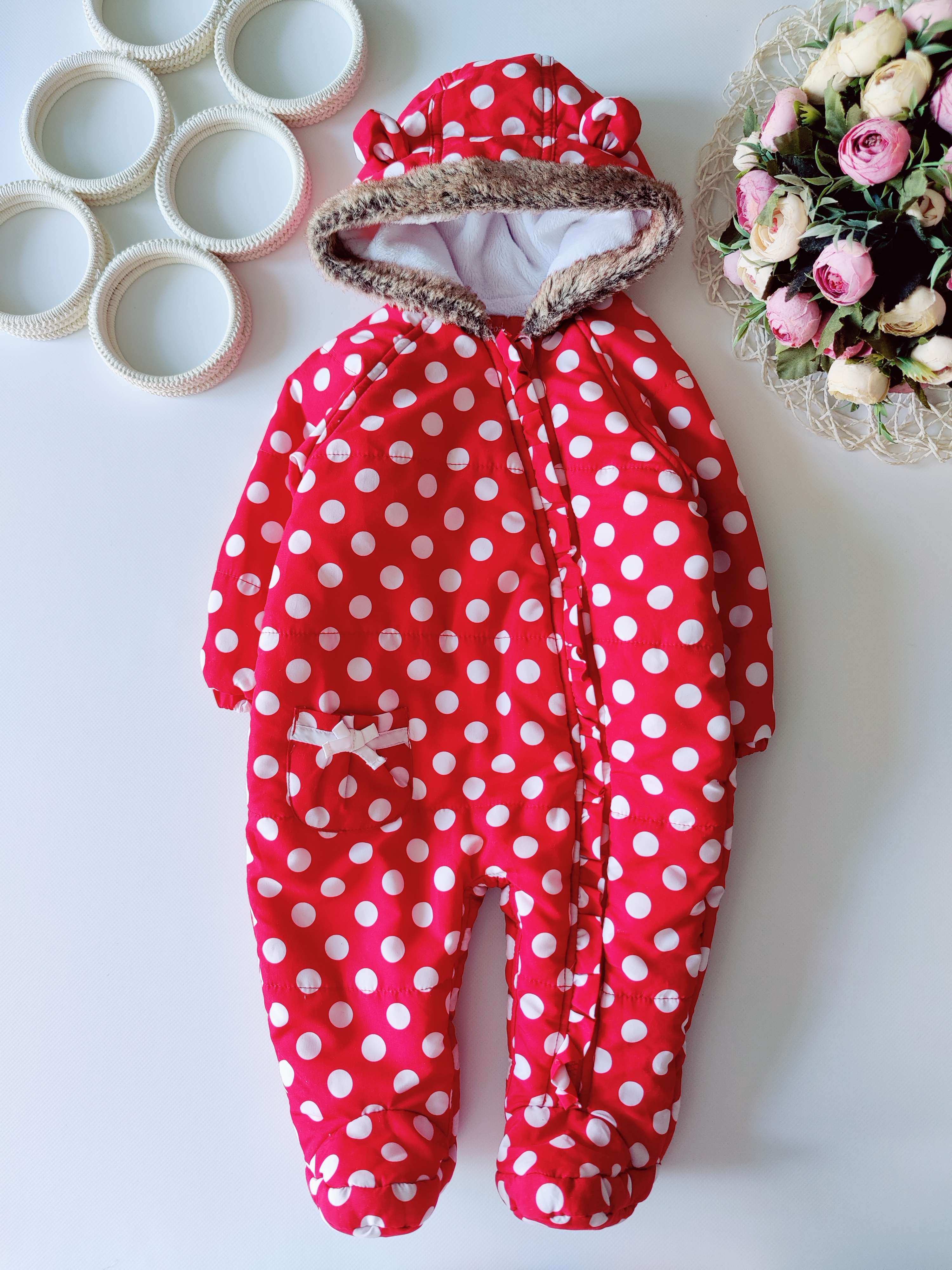 3,6 міс, зріст 62,68 Демісезонний комбінезон