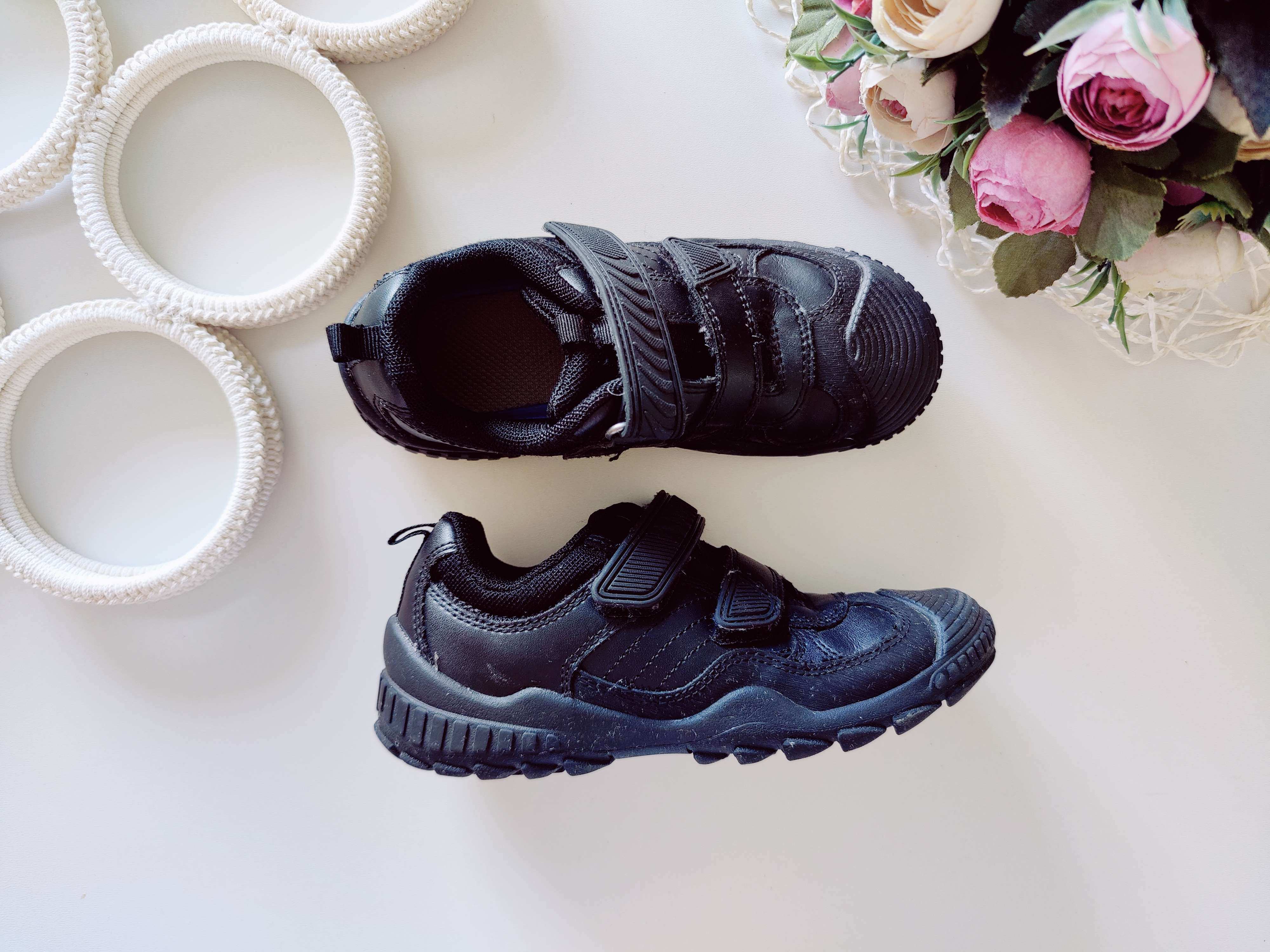 28,5 (18,5 см) Кожаные демисезонные кроссовки