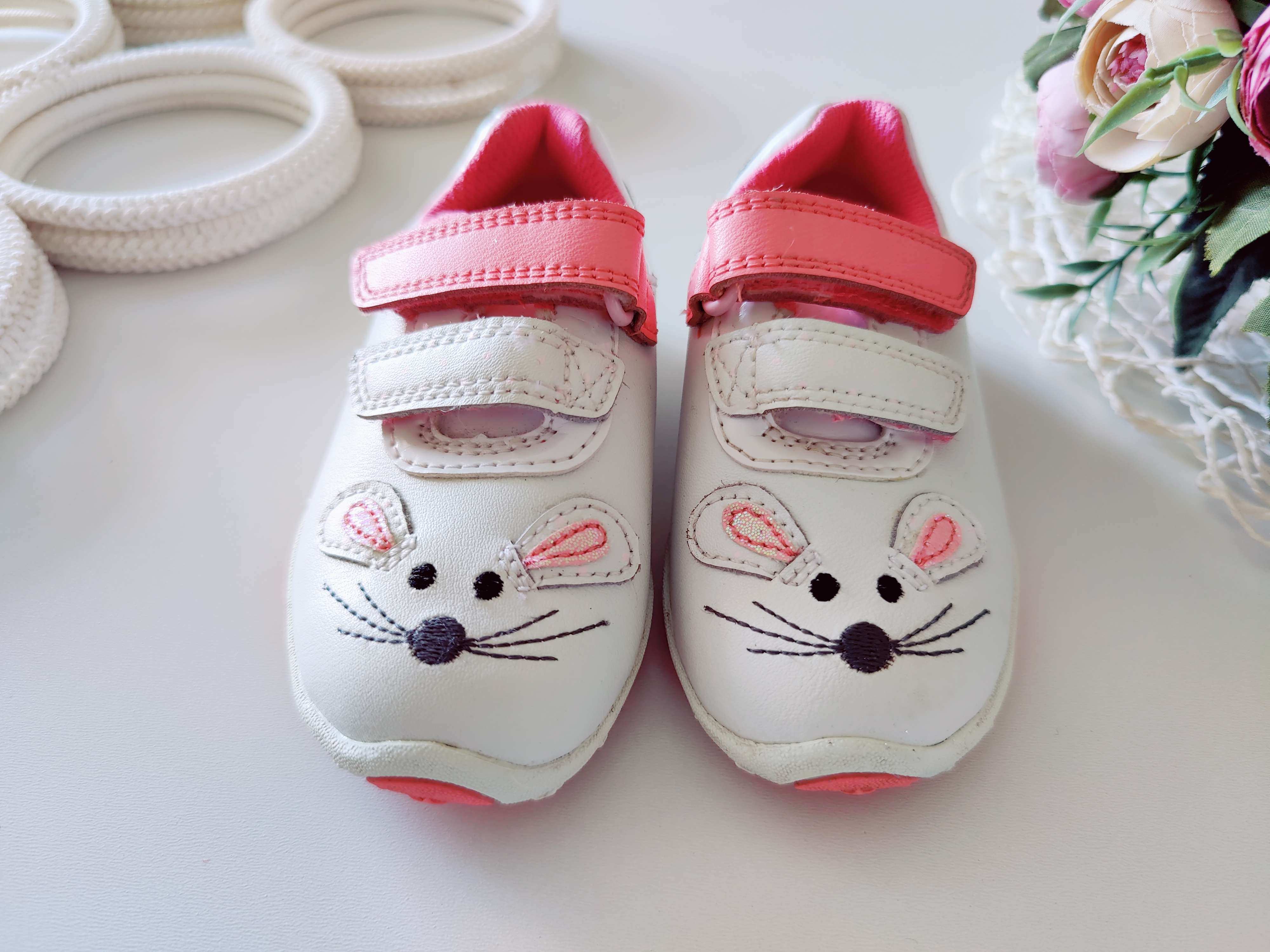 21 (14 см) Кожаные кроссовки