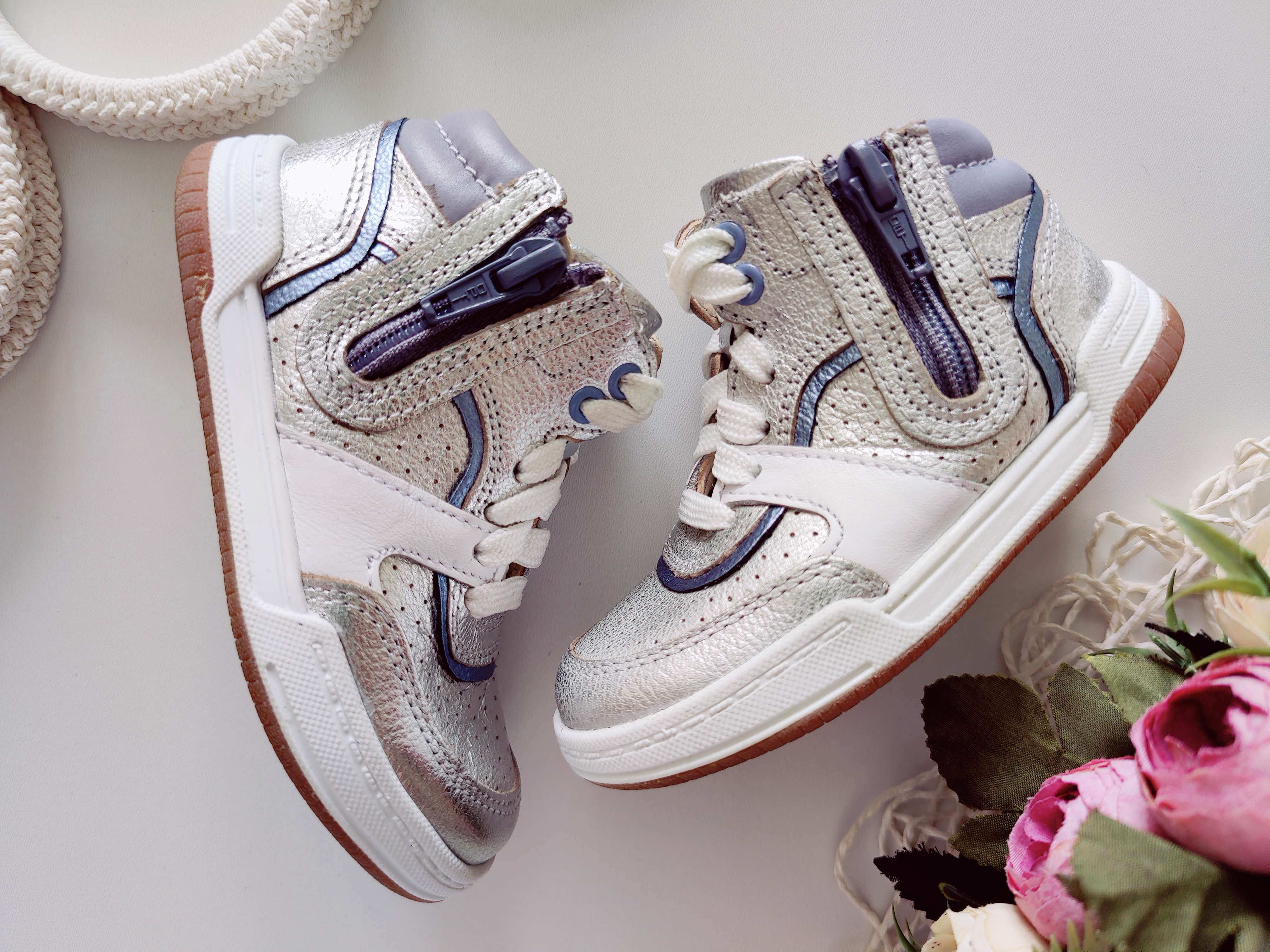 21-22 (14 см) Нові шкіряні демісезонні черевики