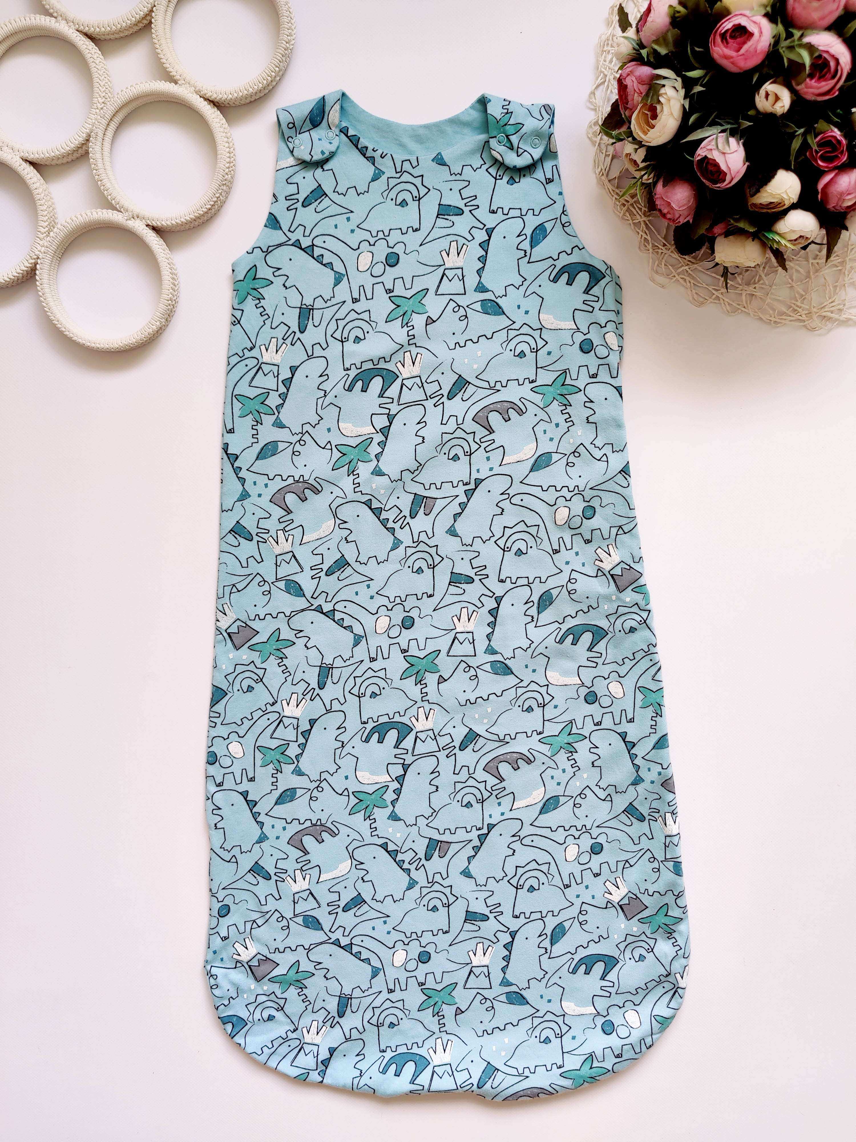 6-18 мес, Новый спальный мешок в динозаврах