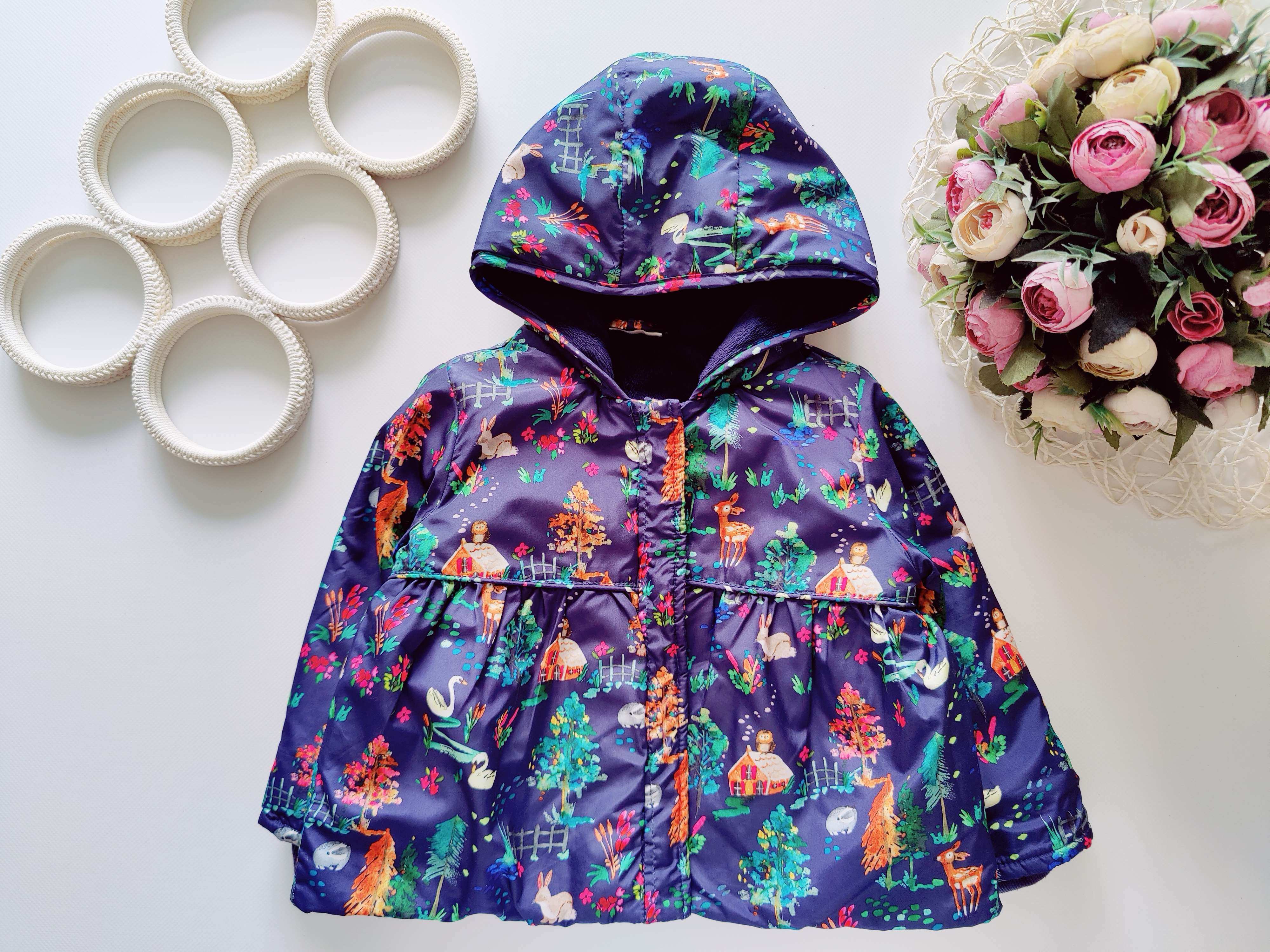 12,18 мес, рост 86 Демисезонная курточка