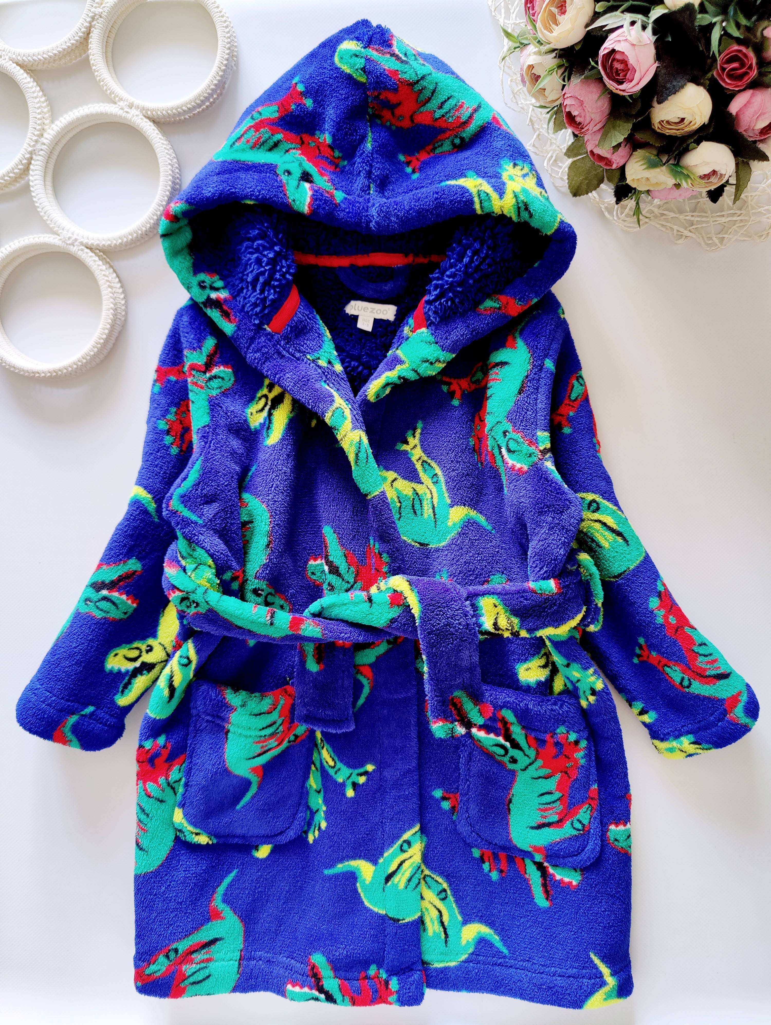 2,3 роки, зріст 98 Халат у динозаврах