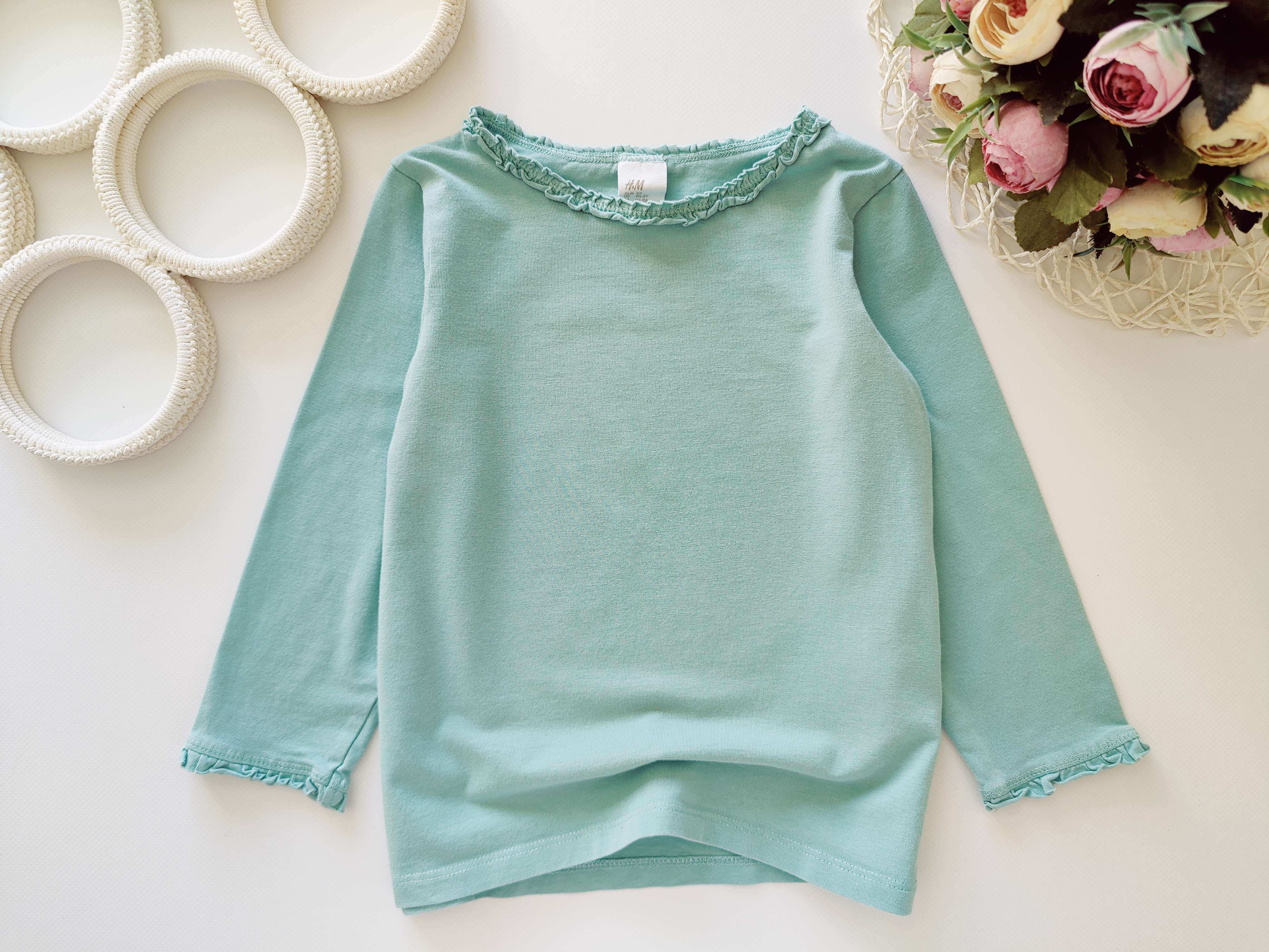 1,5,2 роки, зріст 92 М'ятний реглан