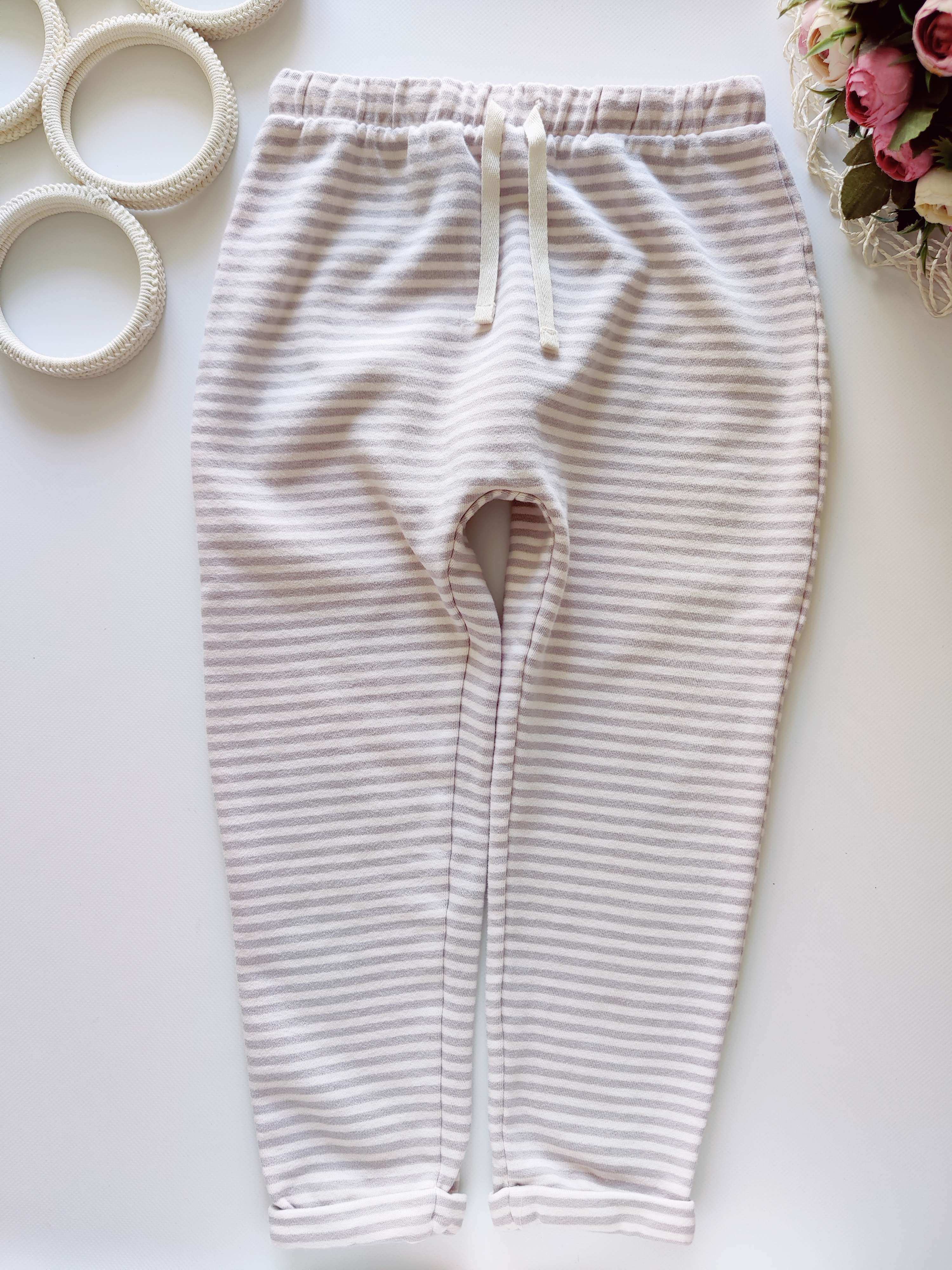 6,7 лет, рост 122 Теплые штани на флисе