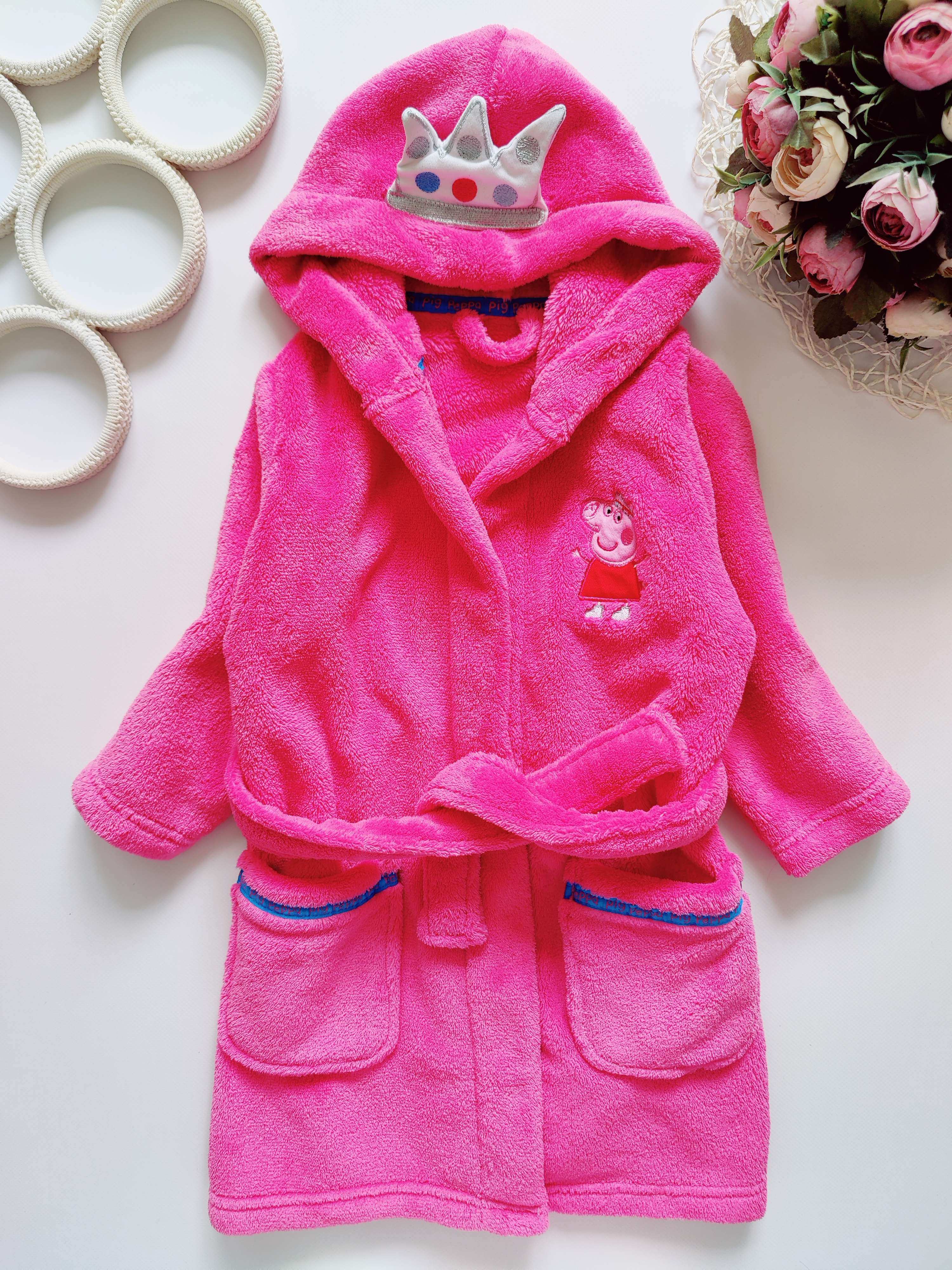 1,5,2 года, рост 90 Халат с Пеппой