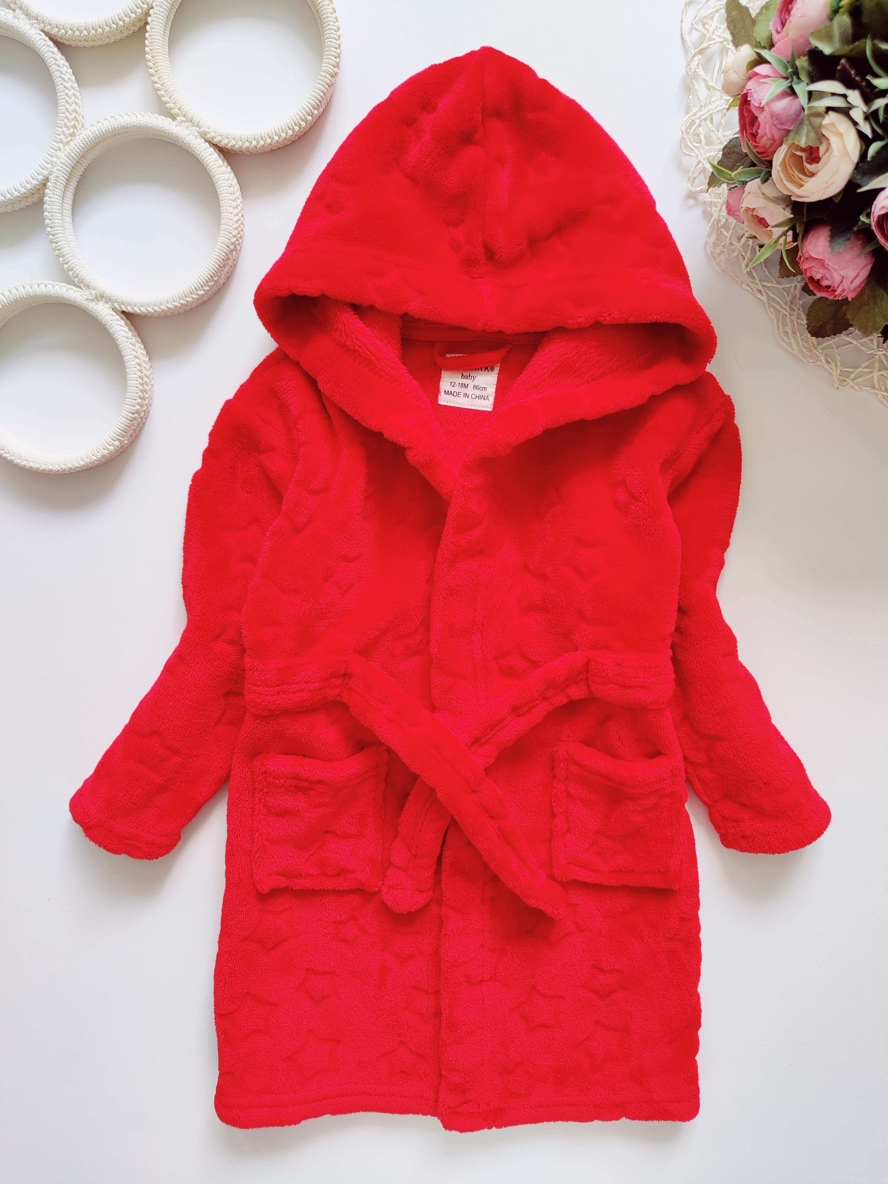 12,18 міс, зріст 86 Халат у зірках