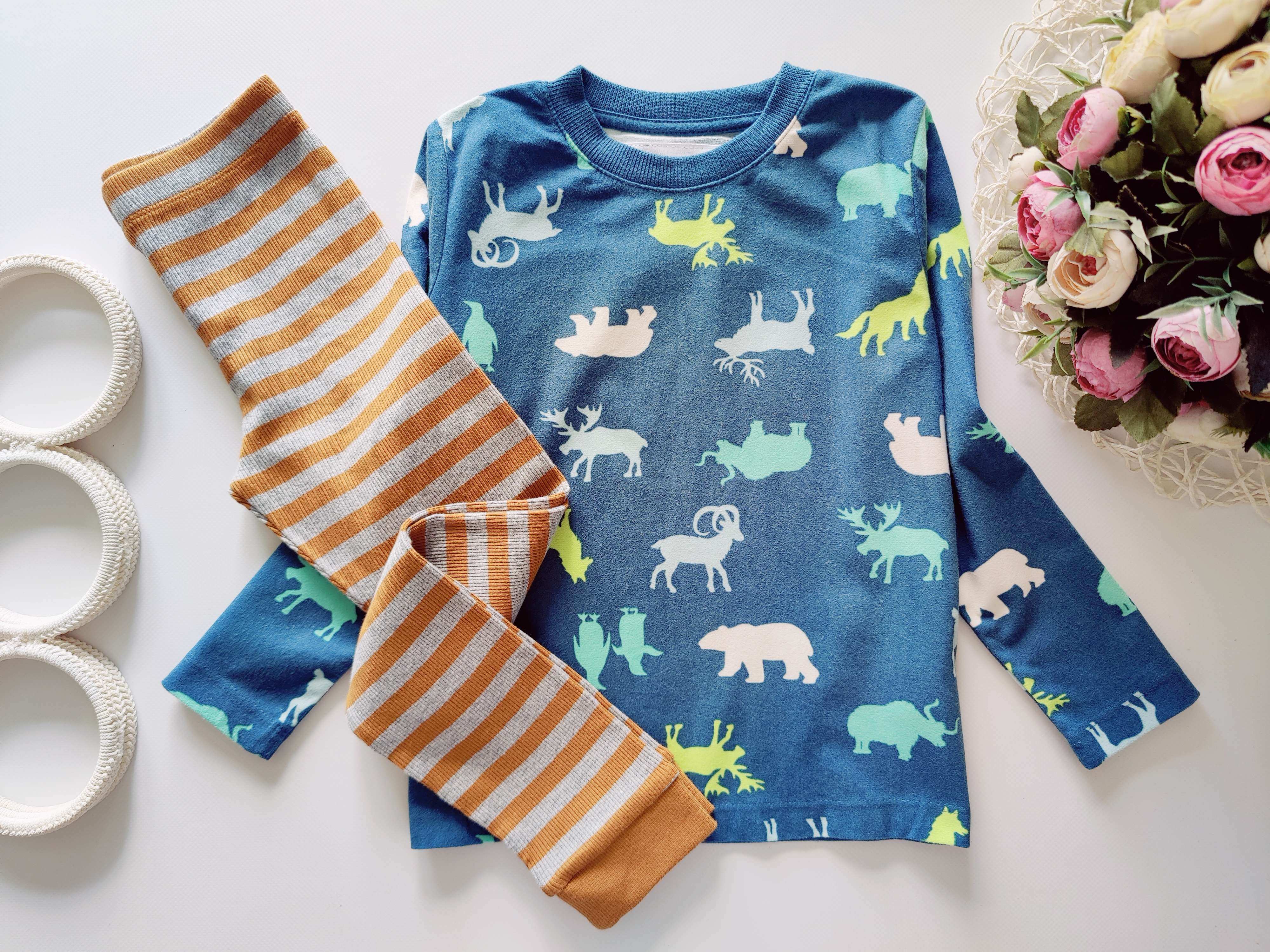 4,5 лет, рост 110 Новая наборная пижама