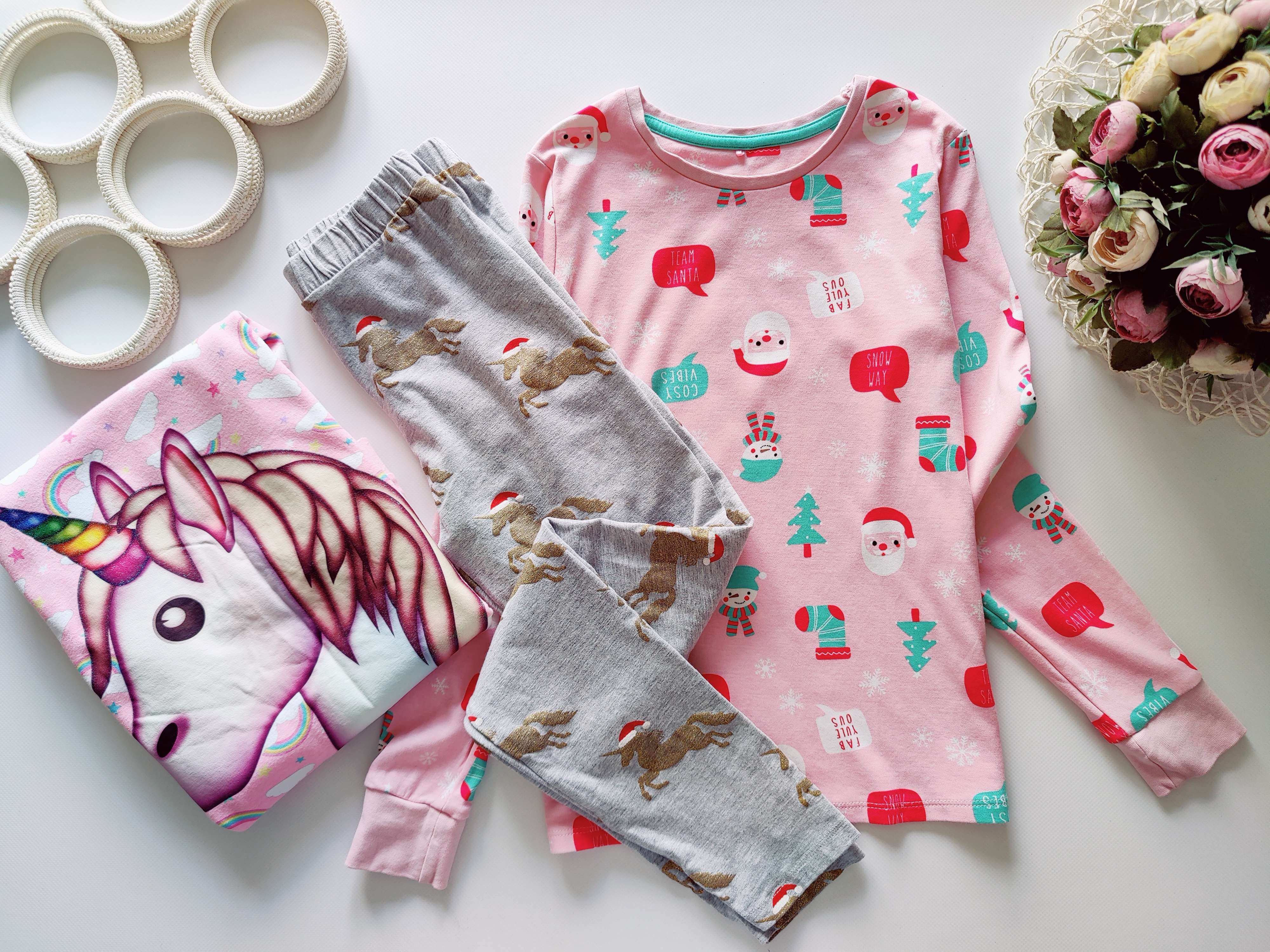 10,11 лет, рост 140,146 Новогодняя пижама для девочки