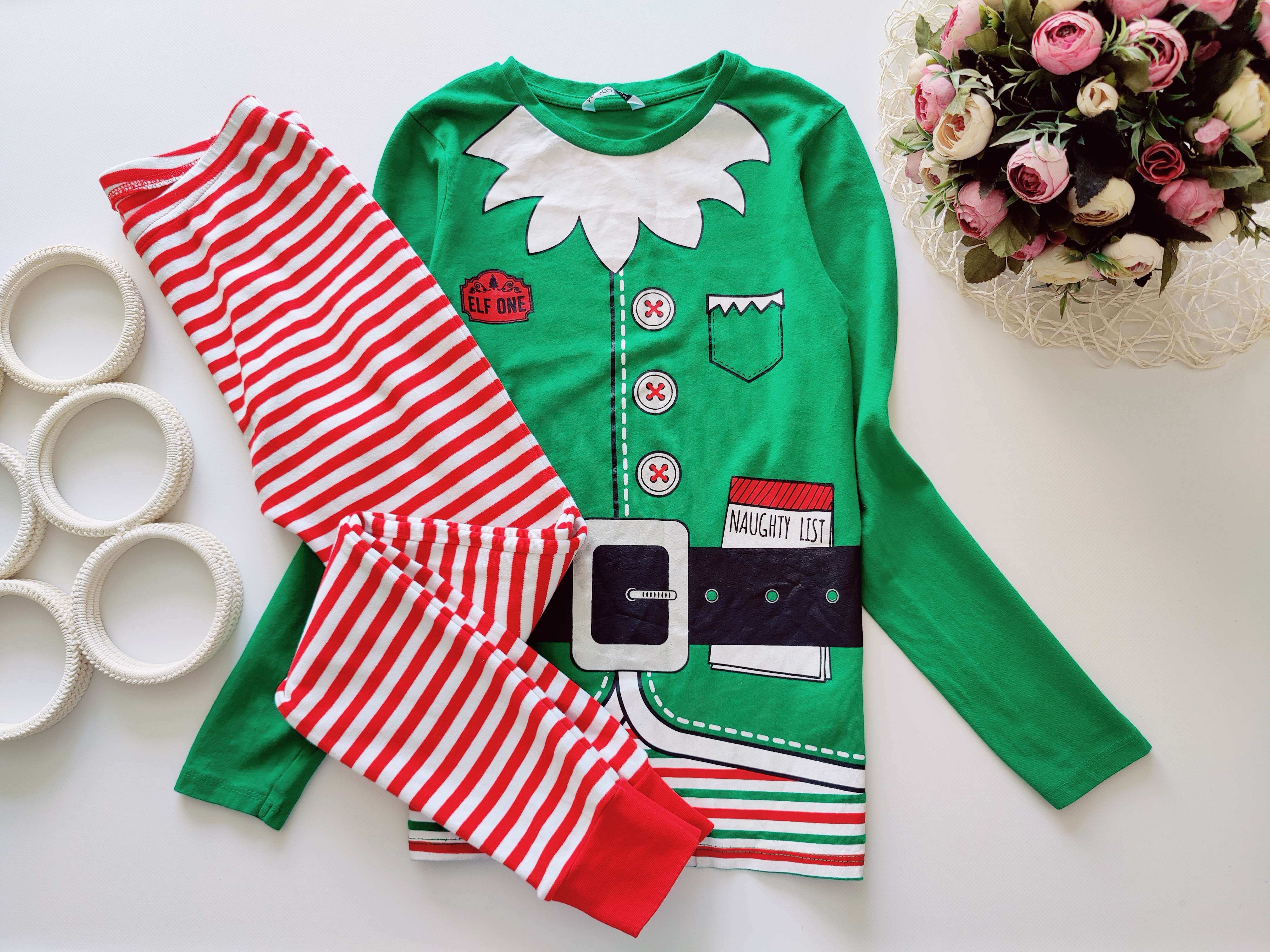 10,11 років, зріст 140,146 Новорічна піжама дитяча