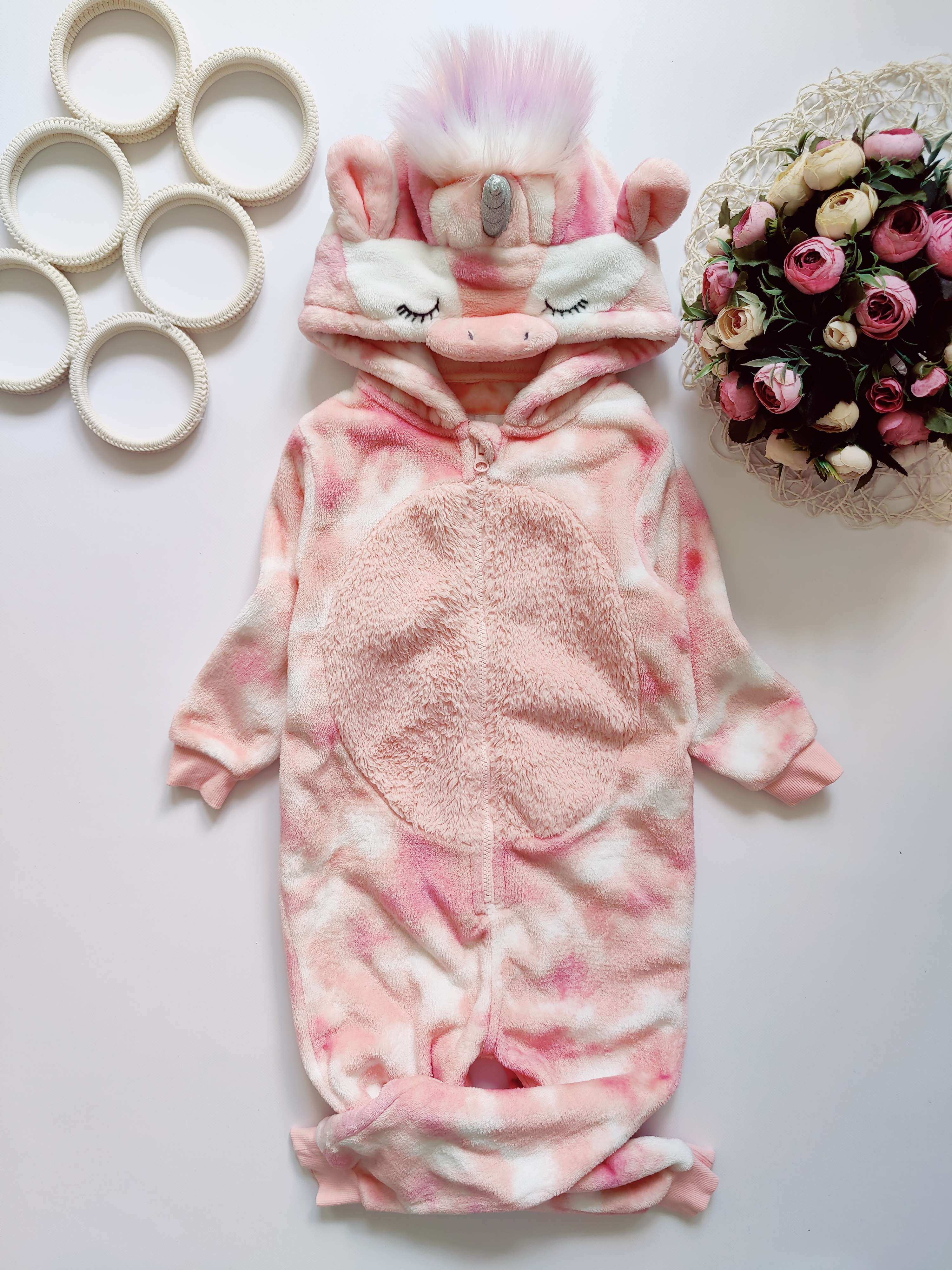 5 лет, рост 110 Качественный кигуруми единорог