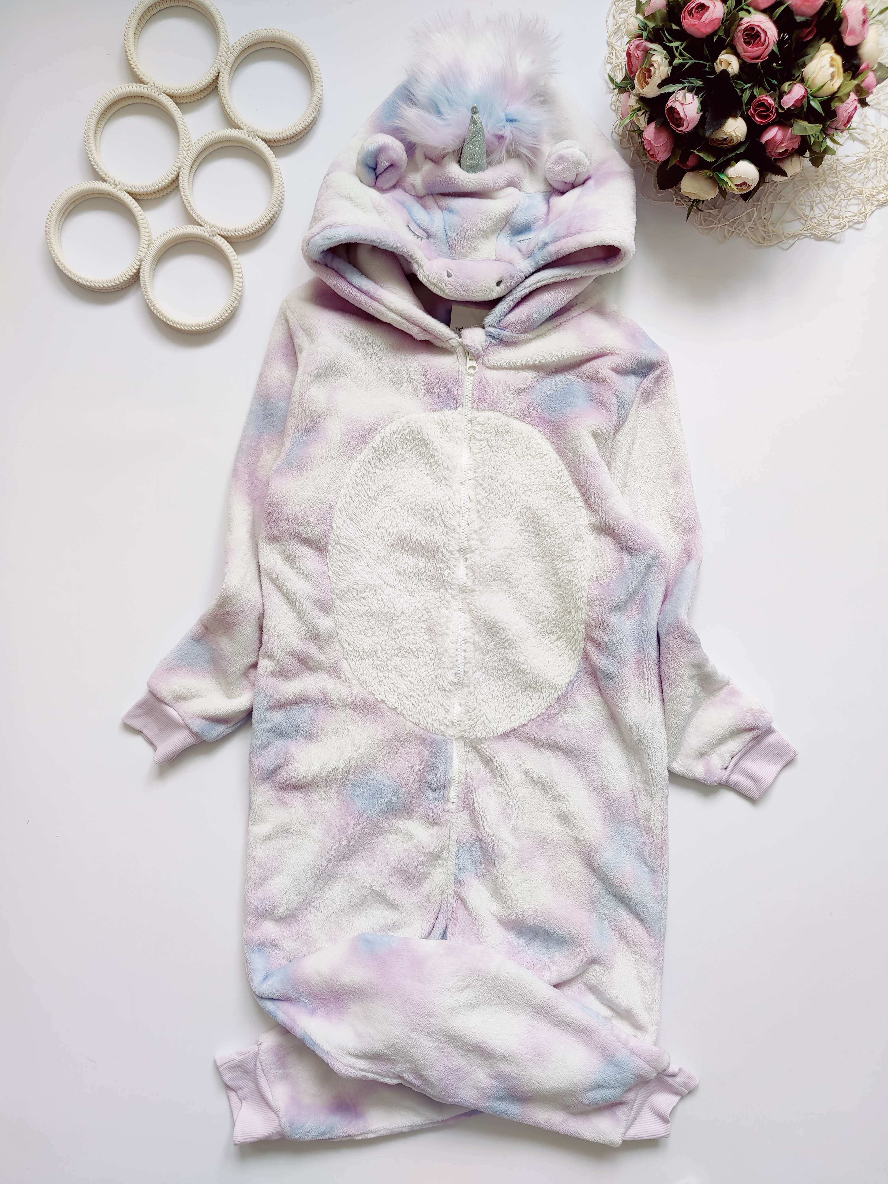 11 років, зріст 146 Тепле кігурумі єдиноріг