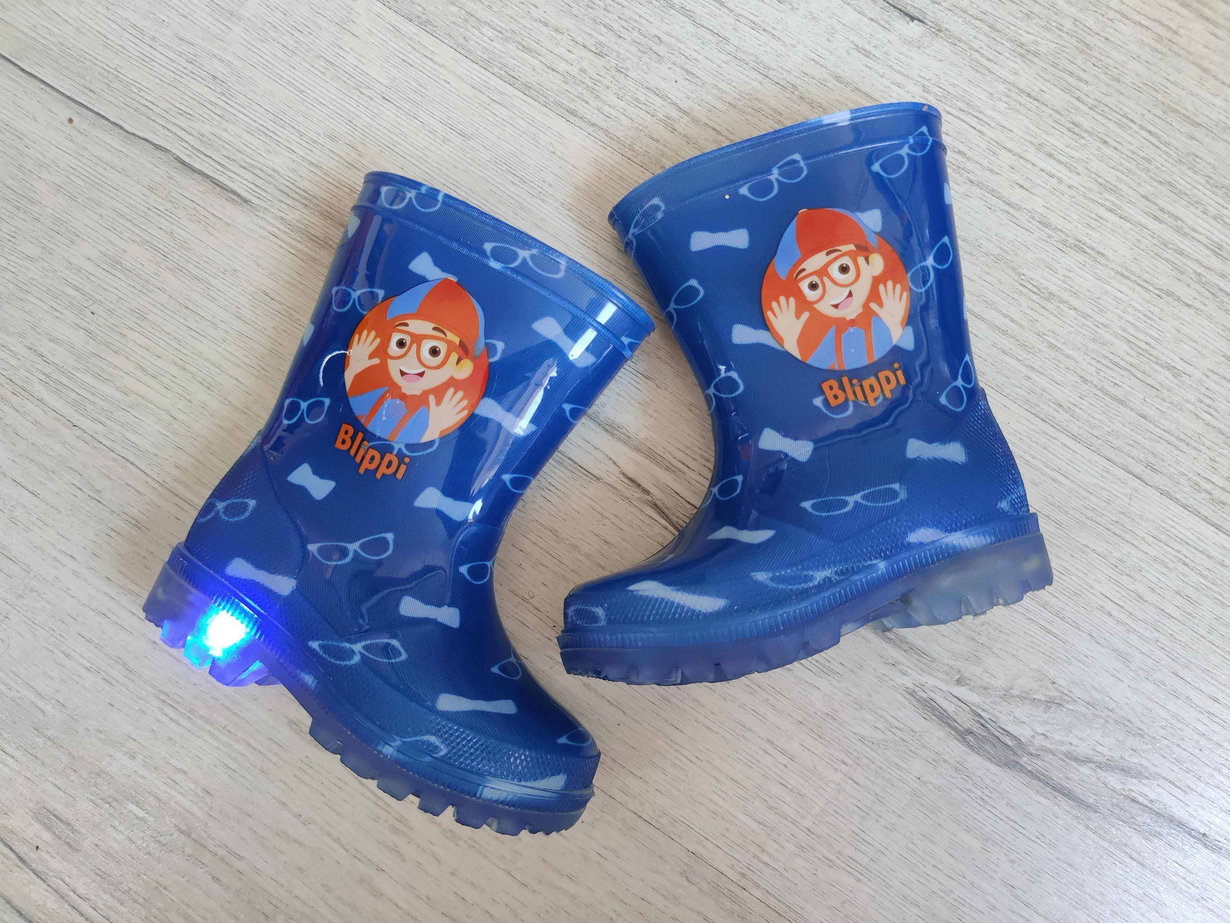 22 (14,3 см) Гумові чоботи з мигалками